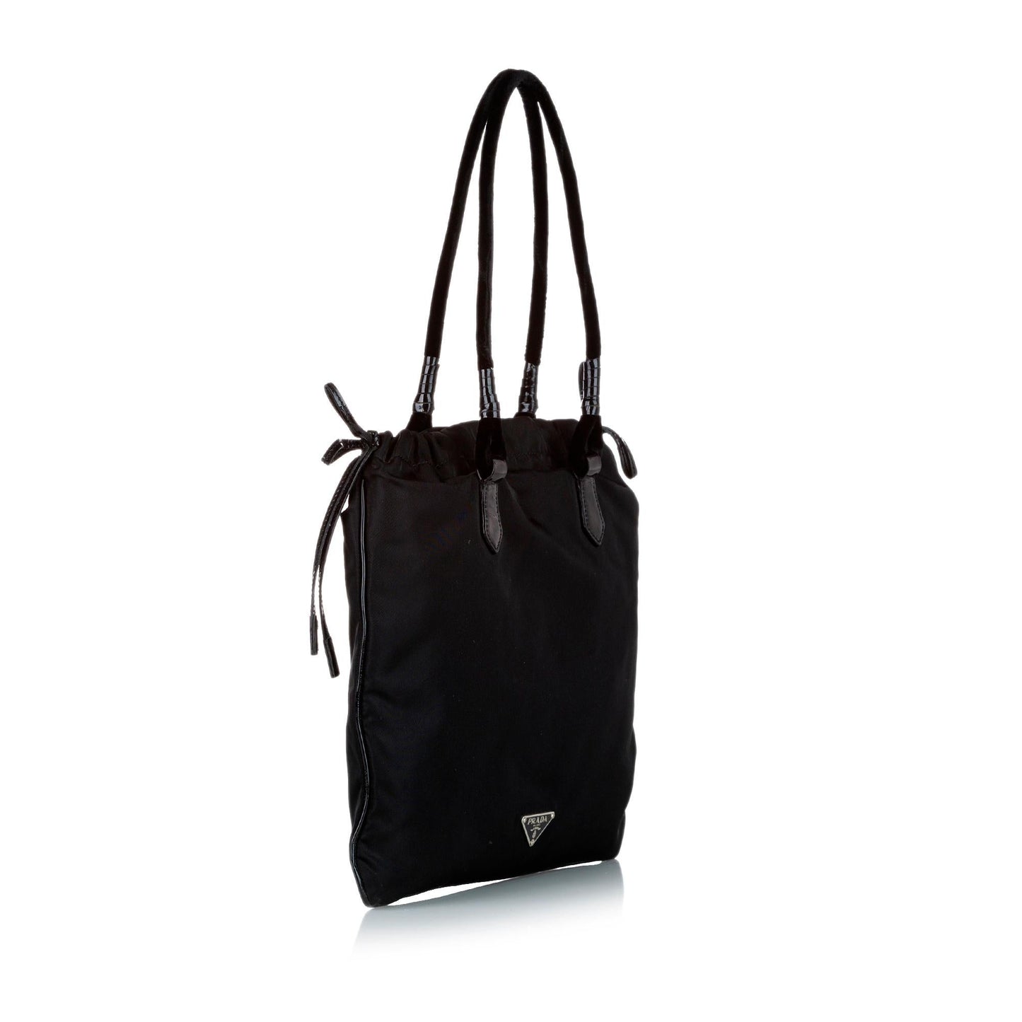 Prada Tessuto Drawstring Shopper Tote Bag Shg