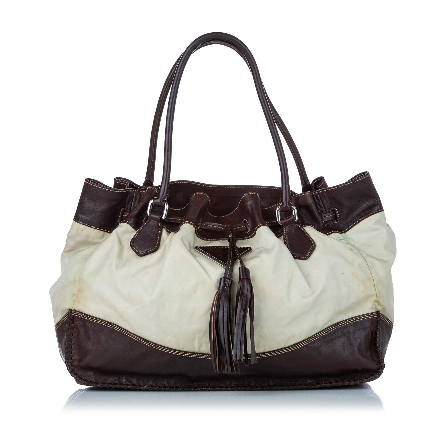 Prada Tessuto Drawstring Tote Bag Shg Shoulder Bag