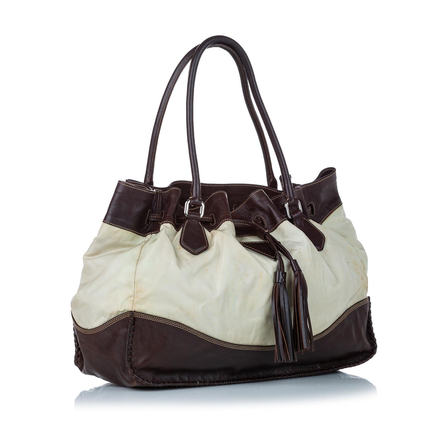 Prada Tessuto Drawstring Tote Bag Shg Shoulder Bag