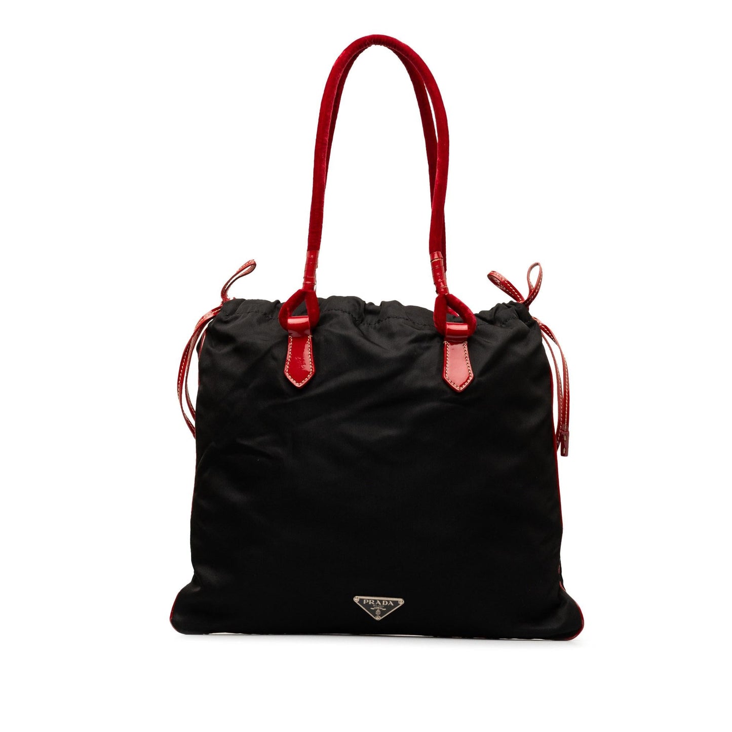 Prada Tessuto Drawstring Tote Shg Klu2Ya Tote Bag