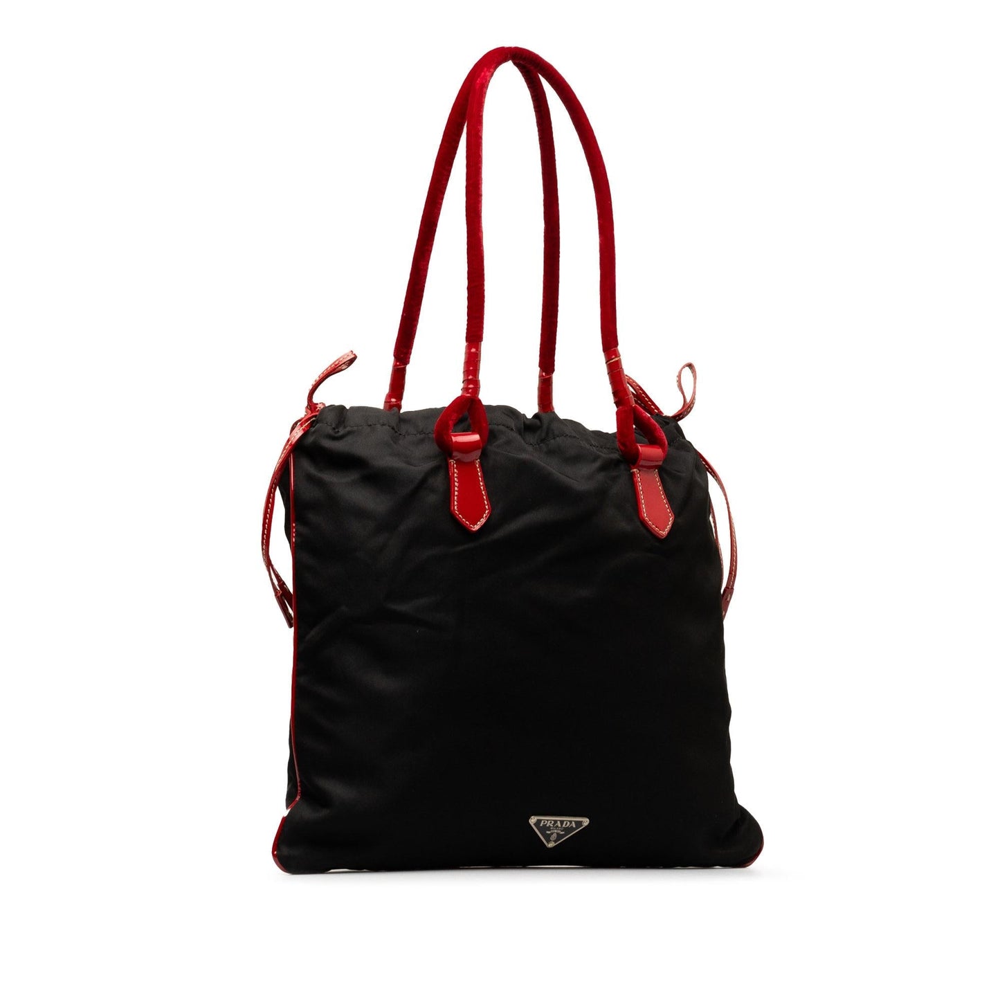 Prada Tessuto Drawstring Tote Shg Klu2Ya Tote Bag