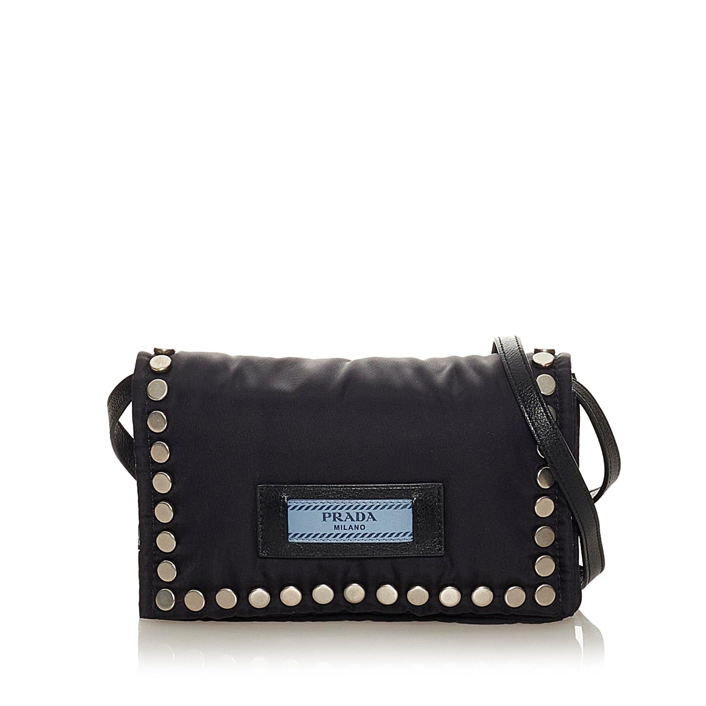 Prada Tessuto Etiquette Crossbody Bag Shg