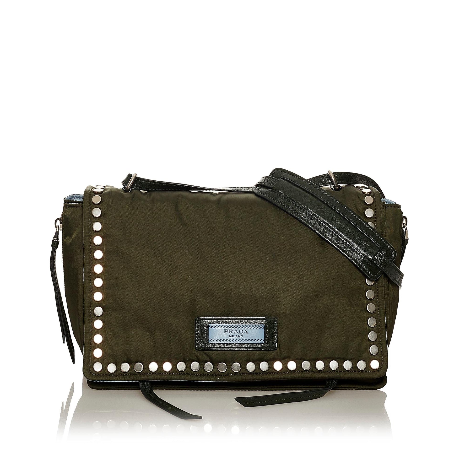 Prada Tessuto Etiquette Crossbody Bag Shg Bag Shg 28661