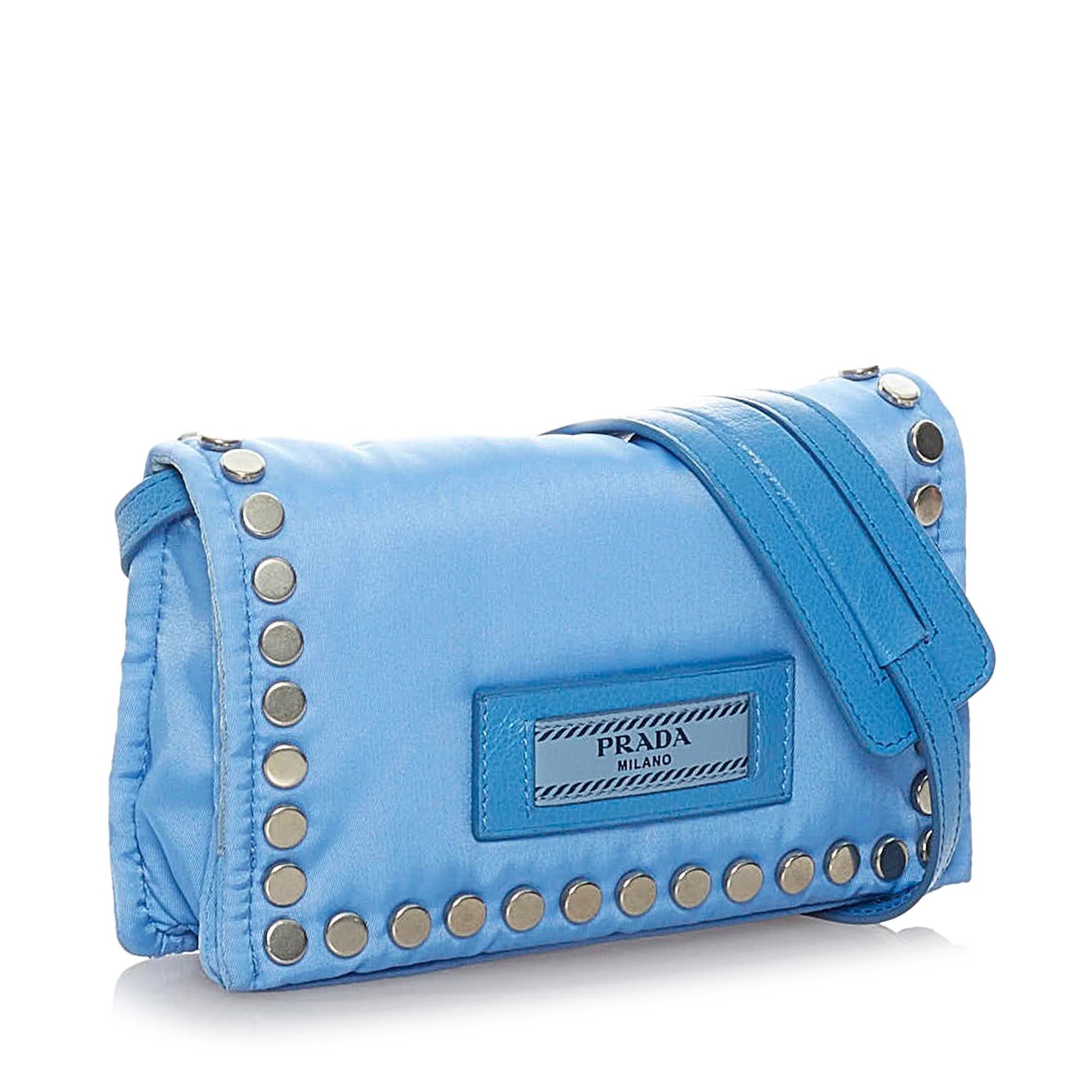 Prada Tessuto Etiquette Crossbody Bag Shg Bag Shg 30486