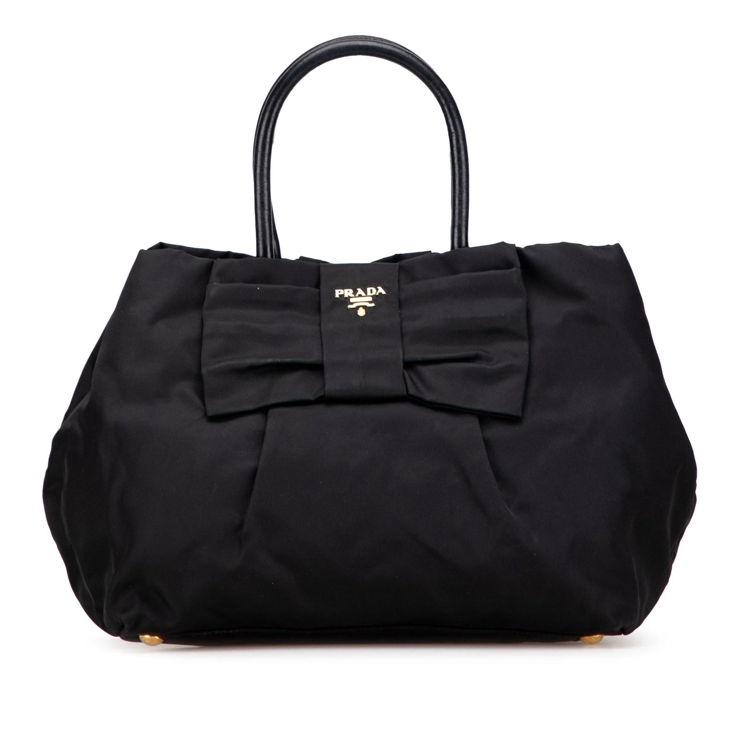 Prada Tessuto Fiocco Bow Handbag Satchel Bag