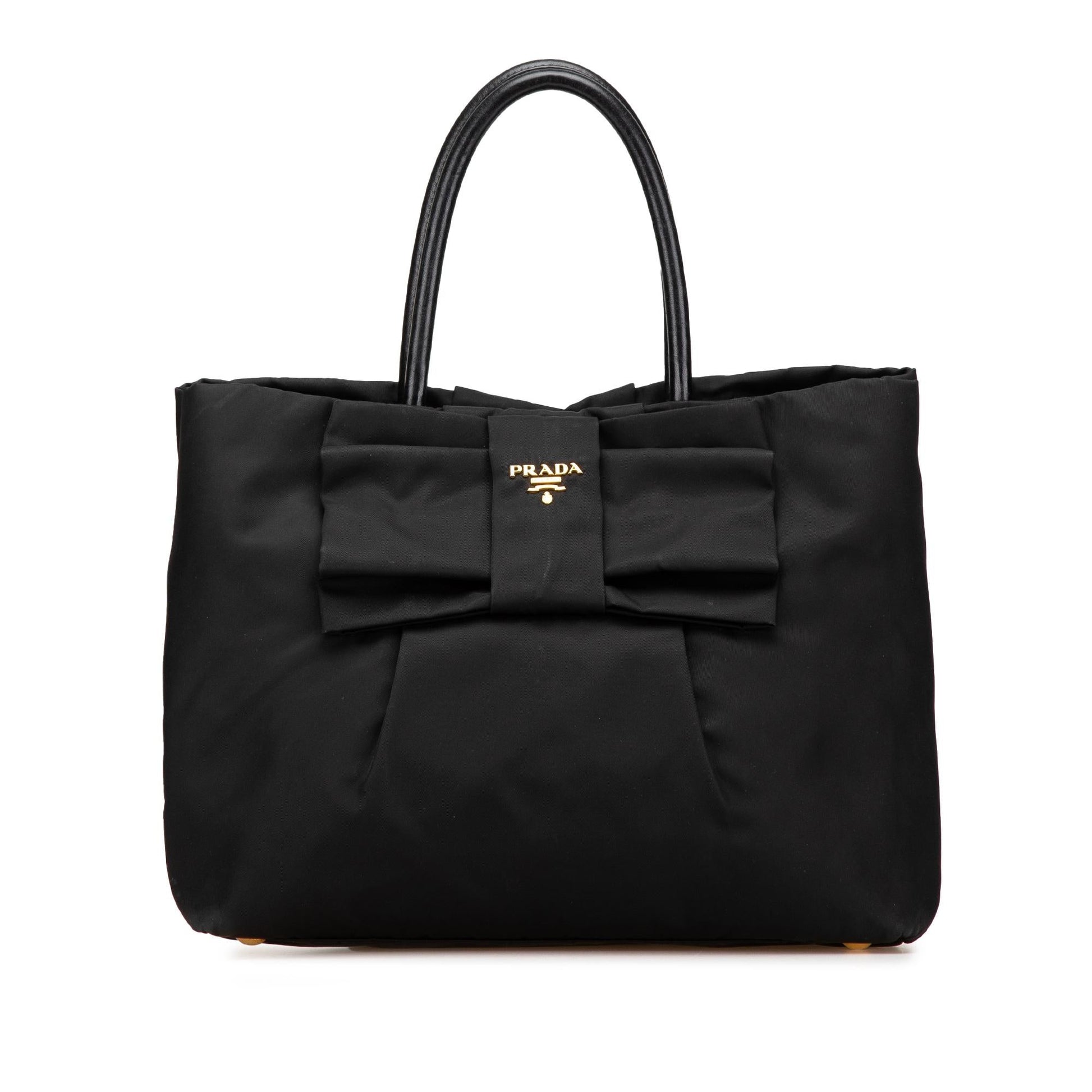Prada Tessuto Fiocco Bow Tote Tote Bag Bow Tote 2