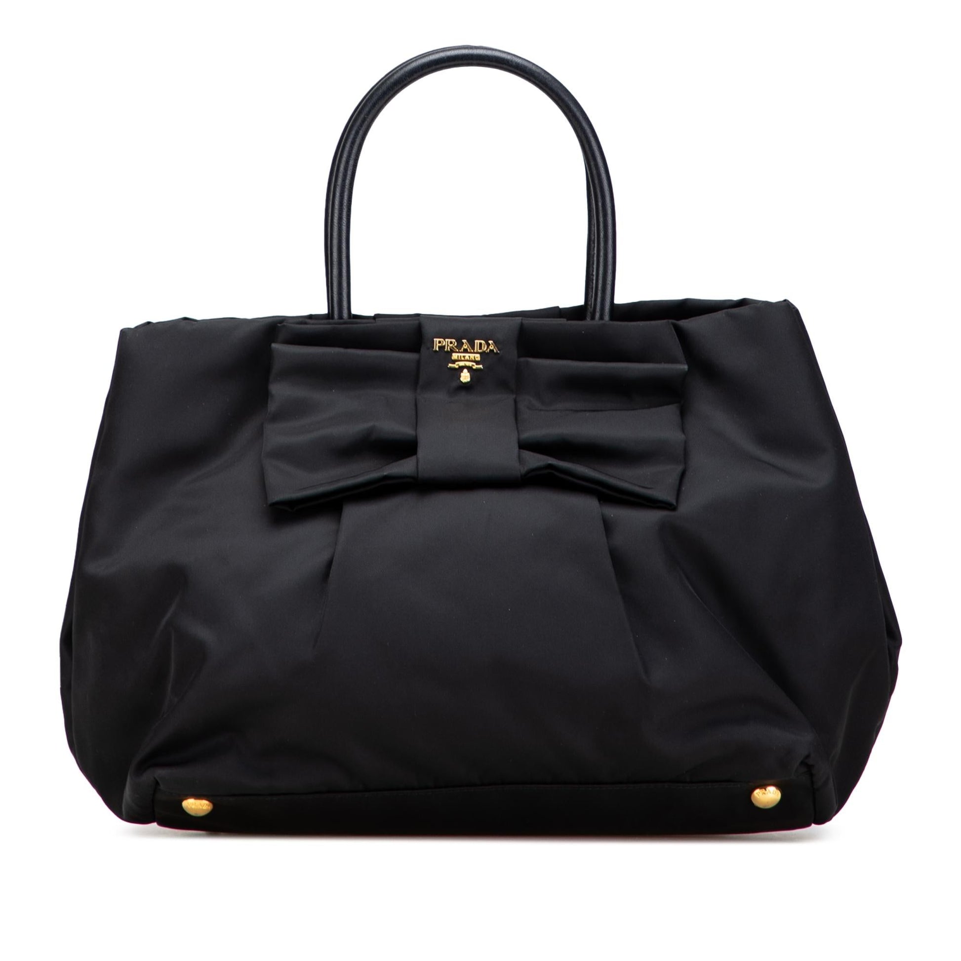 Prada Tessuto Fiocco Bow Tote Tote Bag Bow Tote 3