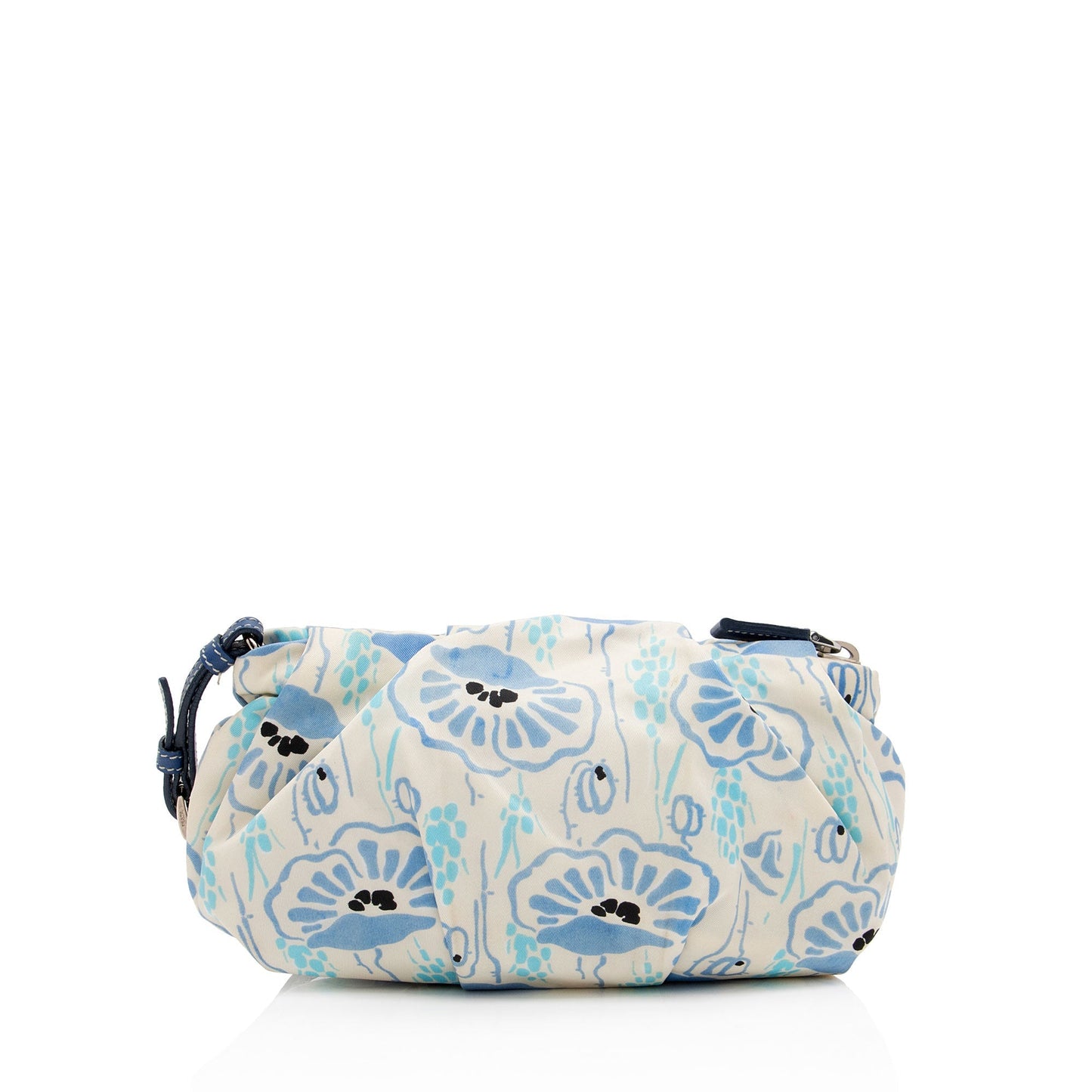 Prada Tessuto Floral Bow Wristlet Shf Ajyhxo Clutch Bag