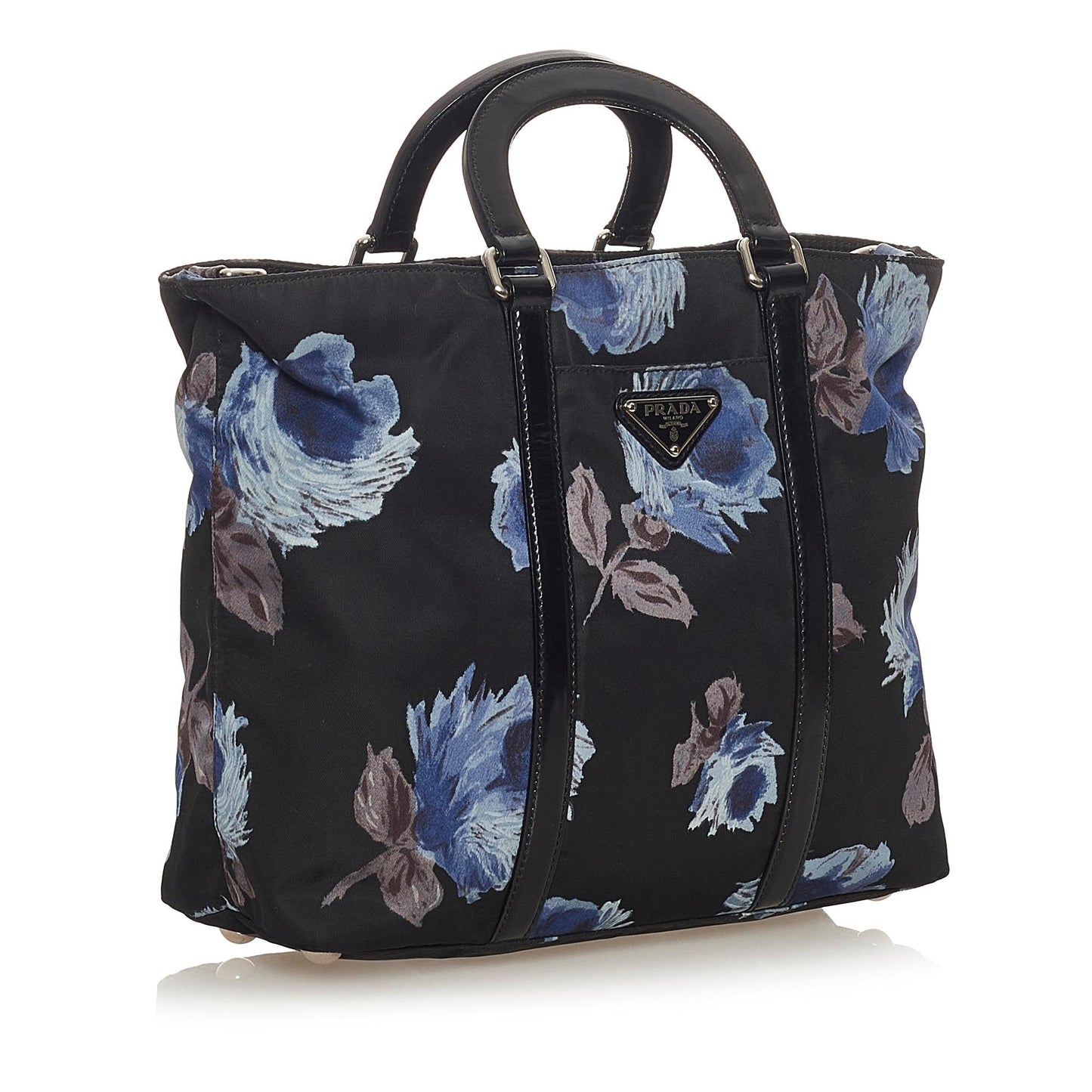 Prada Tessuto Floral Satchel Shg Satchel Bag
