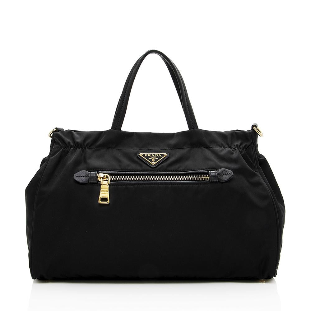 Prada Tessuto Front Pocket Tote Tote Bag Tote Shf 14058