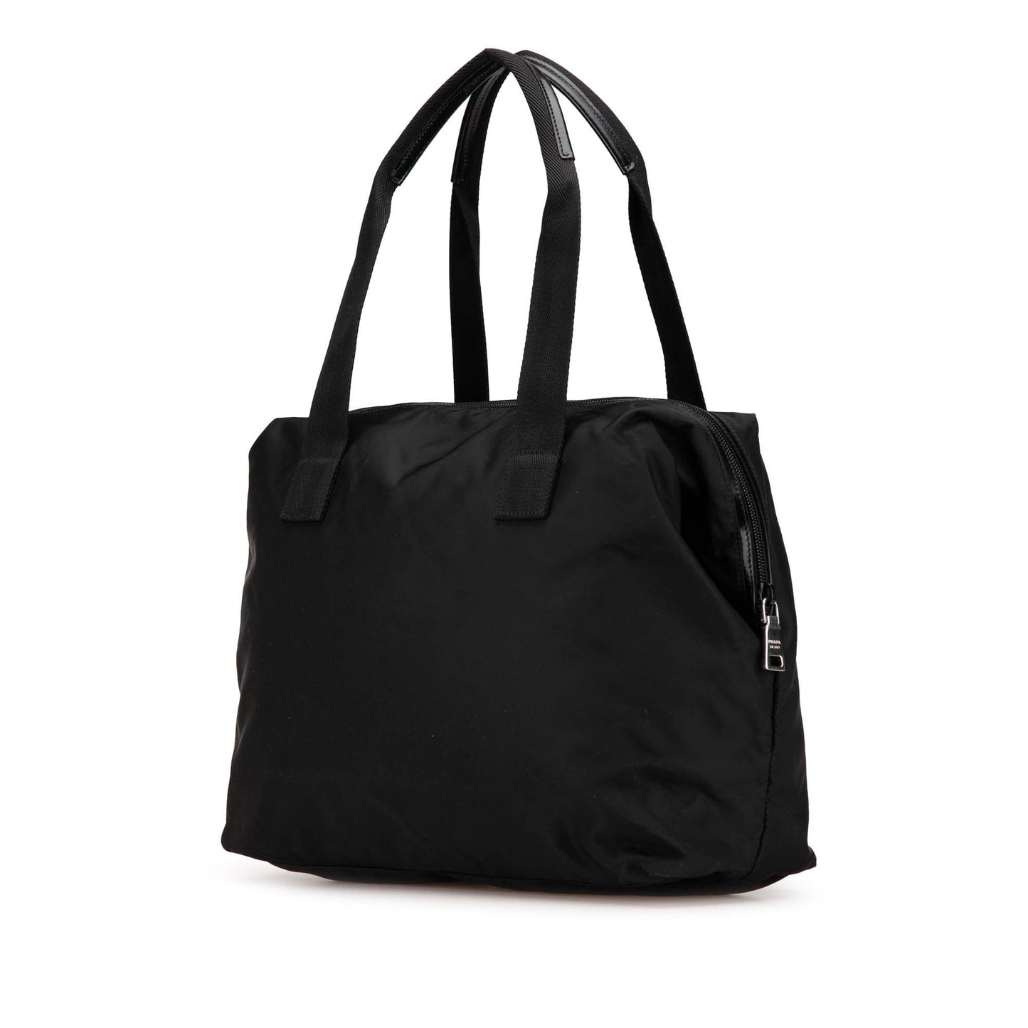 Prada Tessuto Front Handbag Zip Satchel Bag