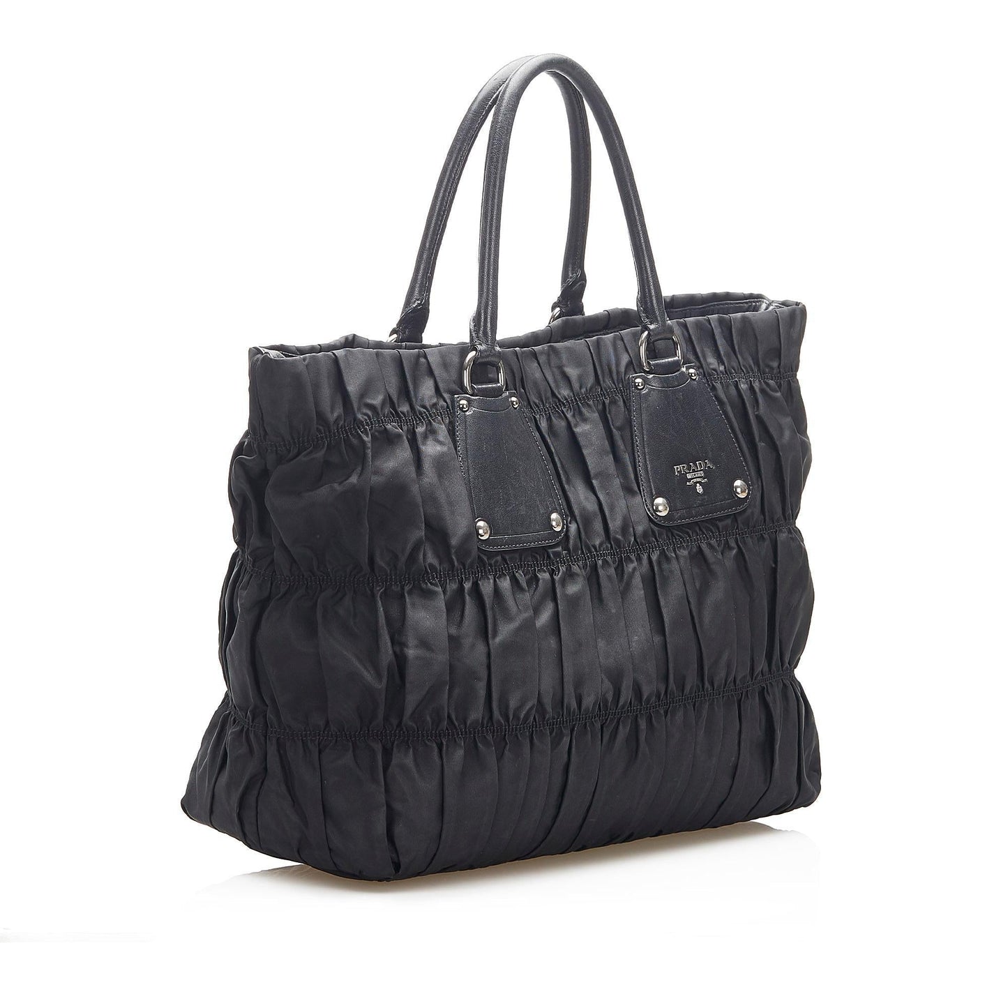Prada Tessuto Gaufre Tote Bag Nylon