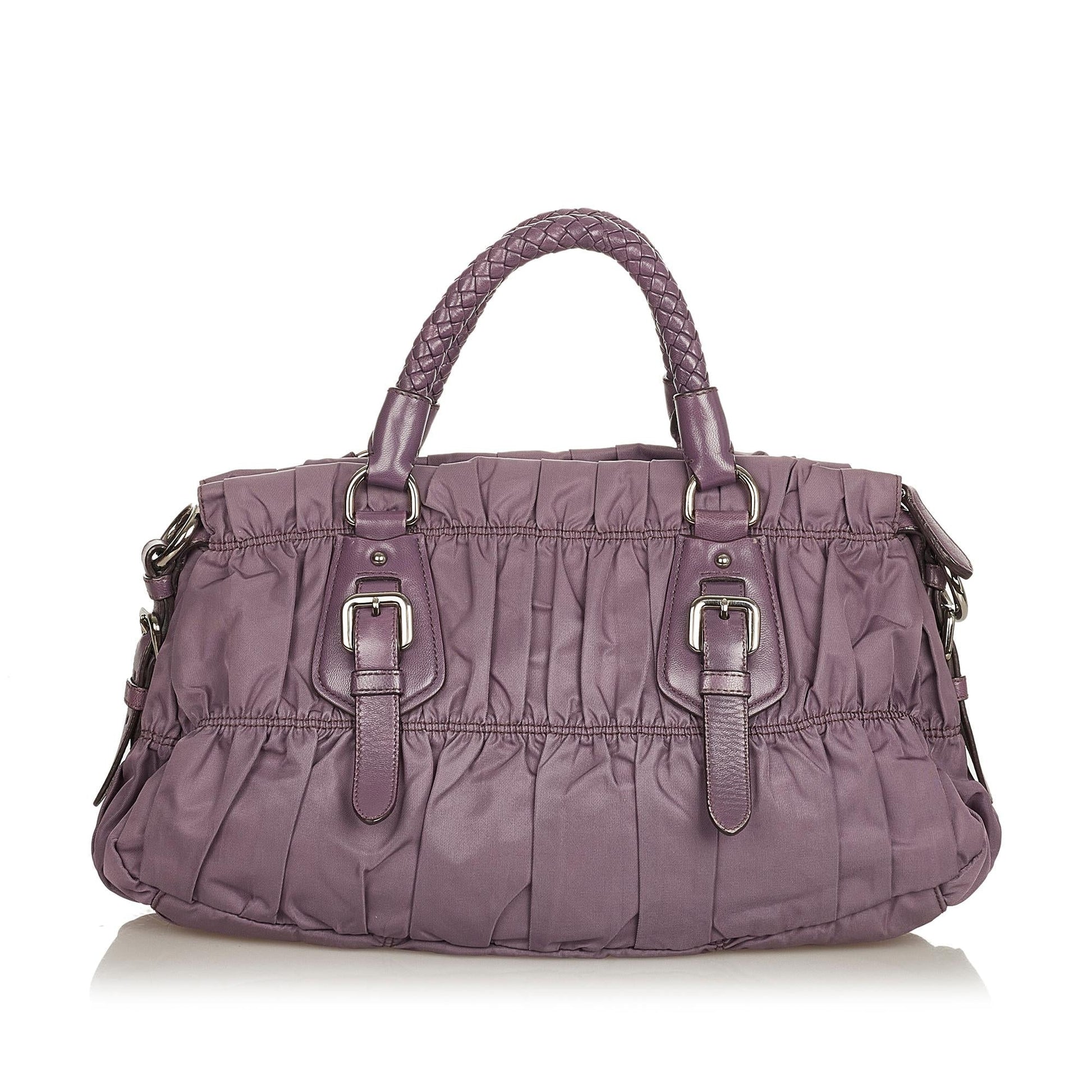 Prada Tessuto Gaufre Satchel Shg Satchel Bag Satchel Shg 26159