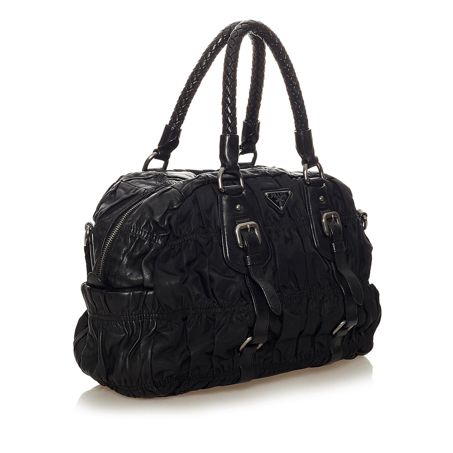 Prada Tessuto Gaufre Satchel Shg Satchel Bag Satchel Shg 27159