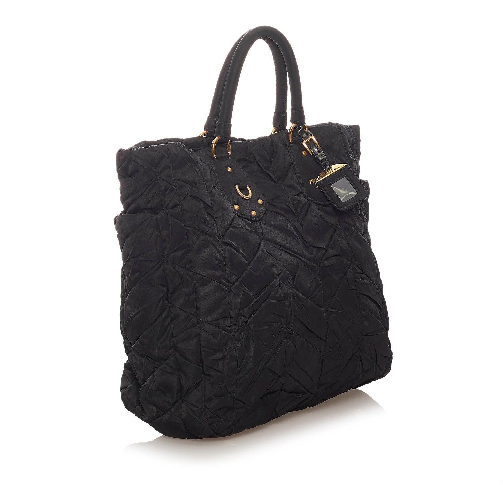 Prada Tessuto Gaufre Satchel Shg Satchel Bag Satchel Shg 27685