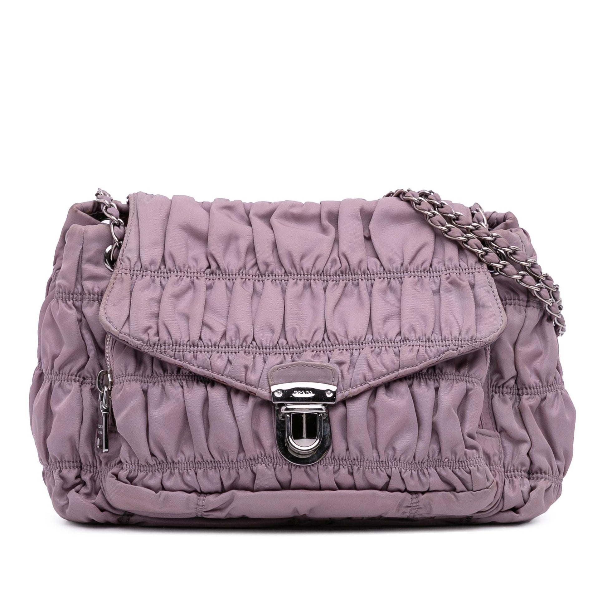 Prada Tessuto Gaufre Shoulder Bag