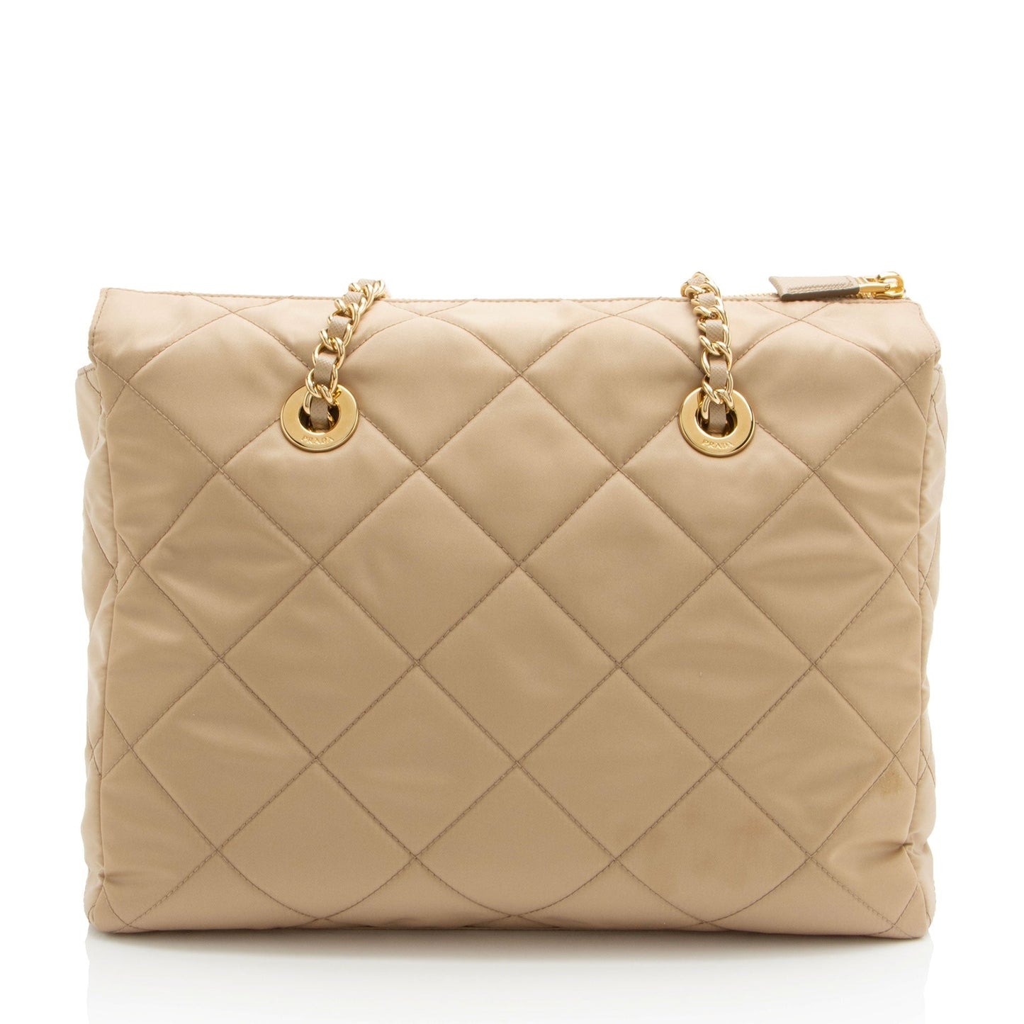 Prada Tessuto Impunturato Re Edition Shoulder Bag Medium Chain