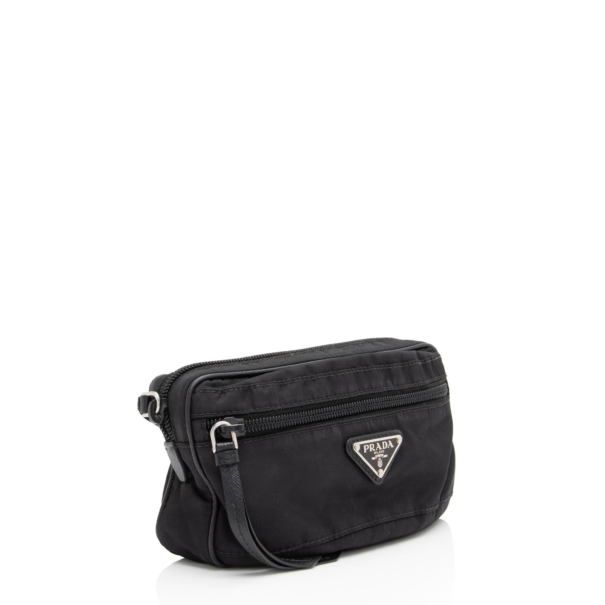 Prada Tessuto Belt Bag Shf Nb43Ot Zip