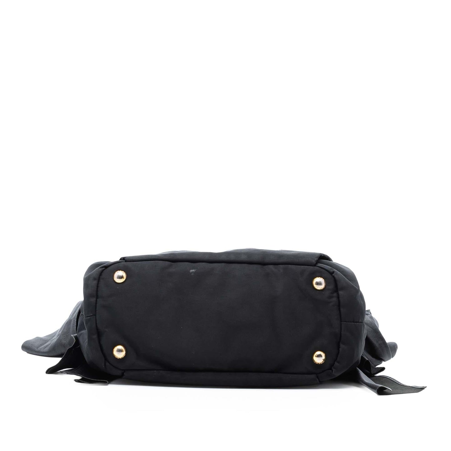 Prada Tessuto Bow Satchel Logo Satchel Bag
