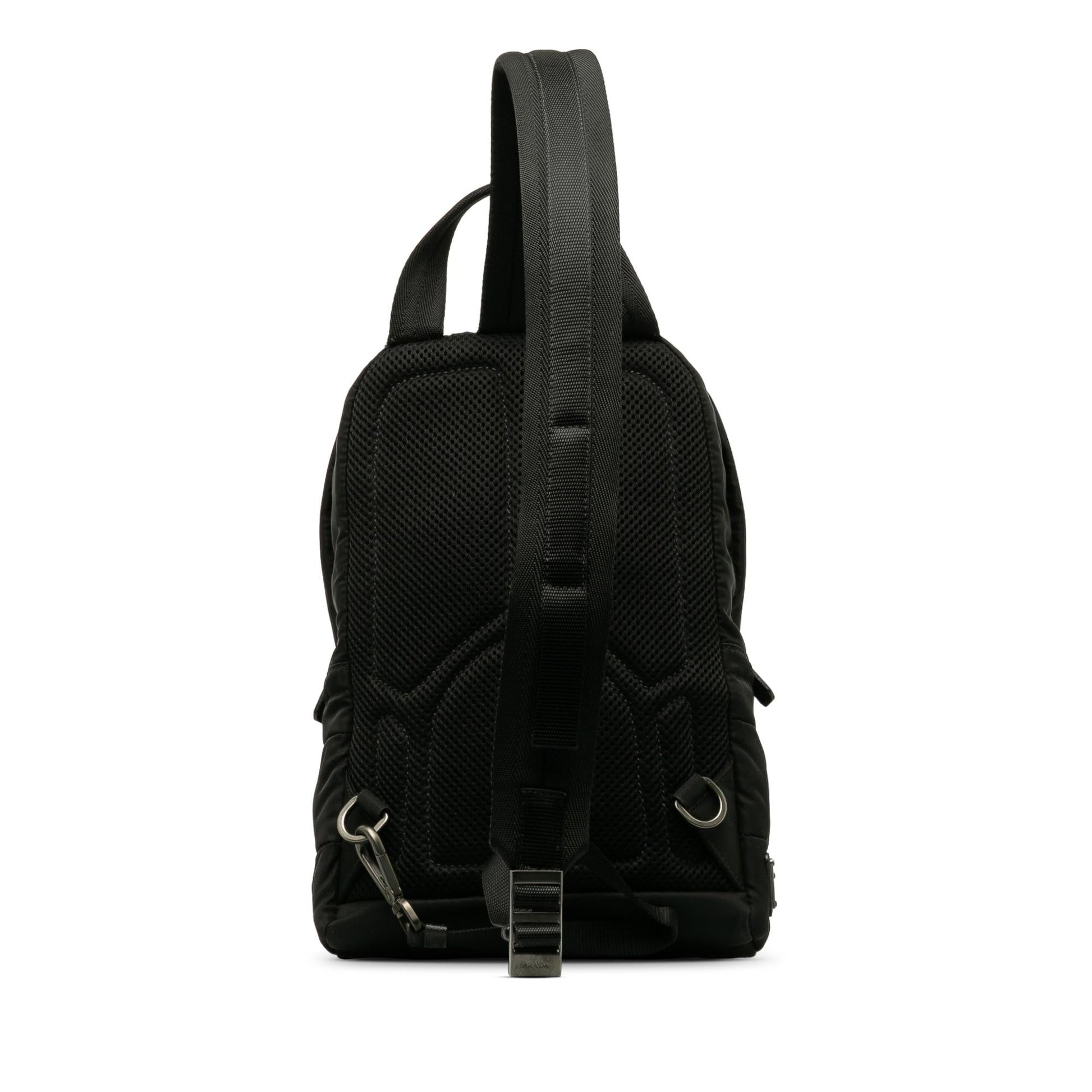 Prada Tessuto Patch Crossbody Bag Shg E8Fn5R Logo