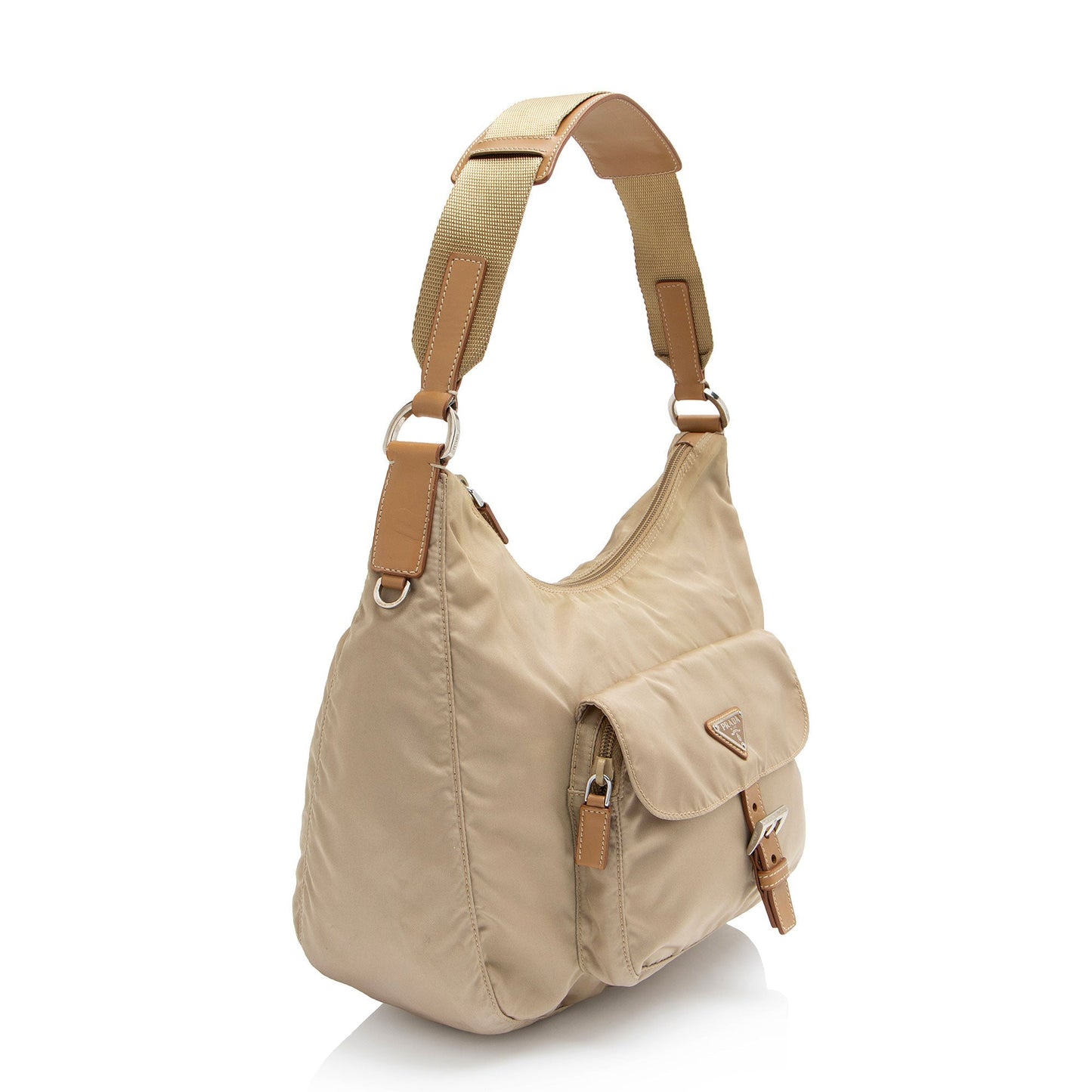 Prada Tessuto Pocket Hobo Shoulder Bag