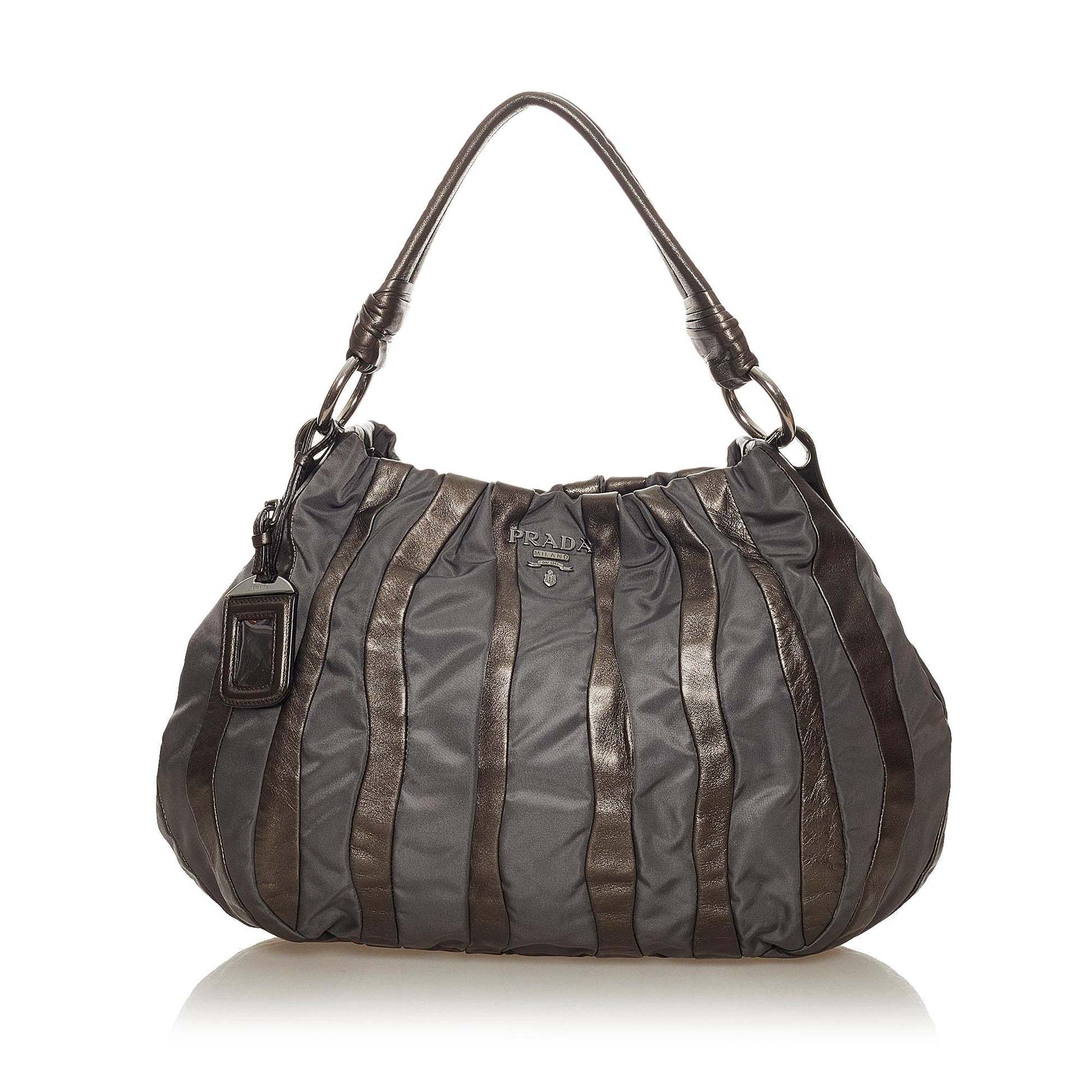 Prada Tessuto Nappa Waves Hobo Bag Shg Shoulder Bag Bag Shg 27221