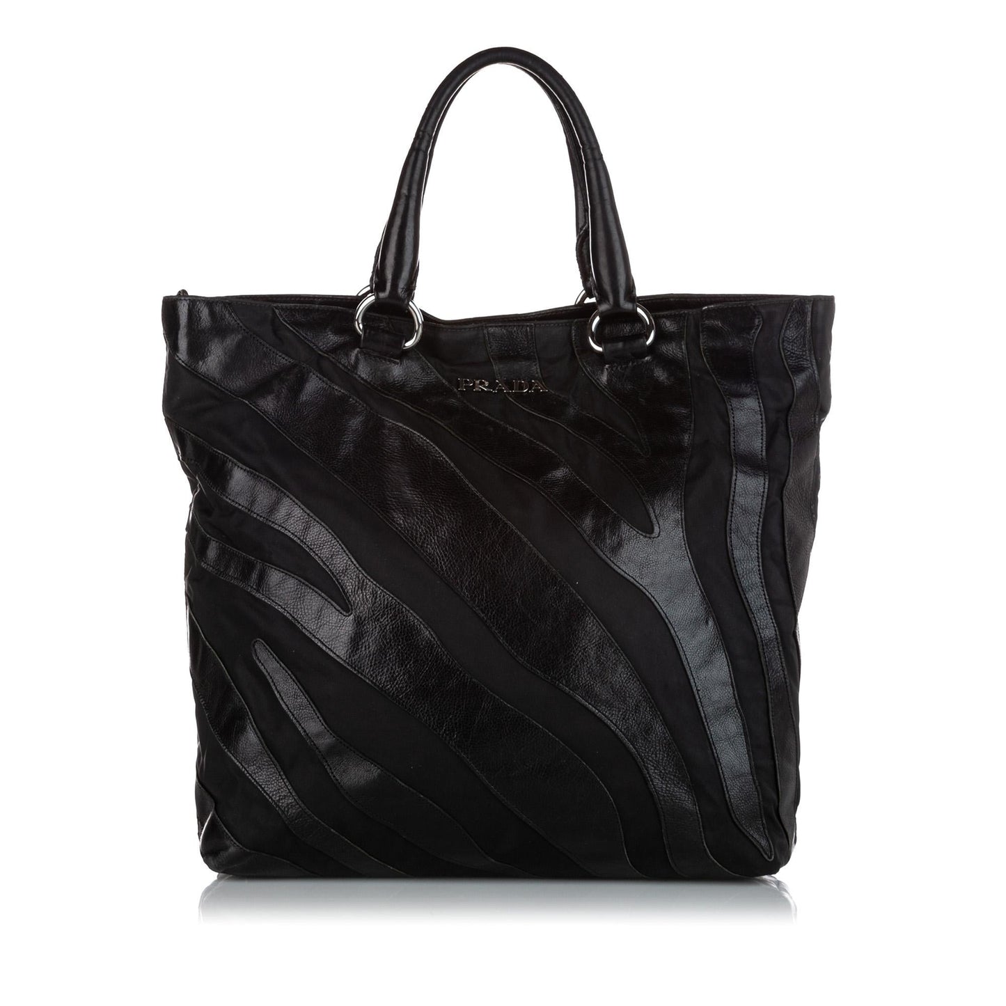 Prada Tessuto Nappa Waves Tote Bag Shg
