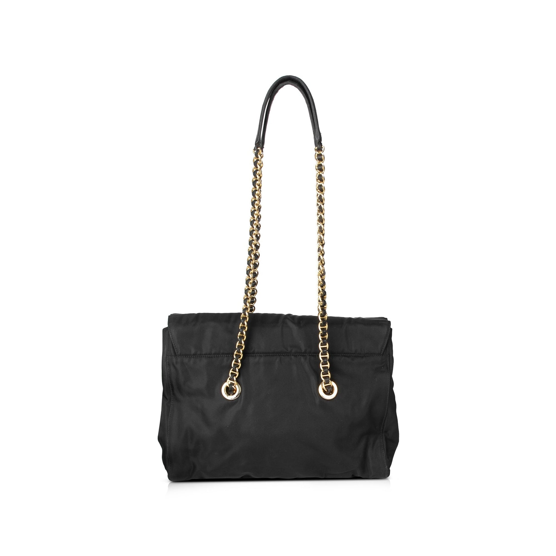 Prada Tessuto Shoulder Bag Nylon Flap