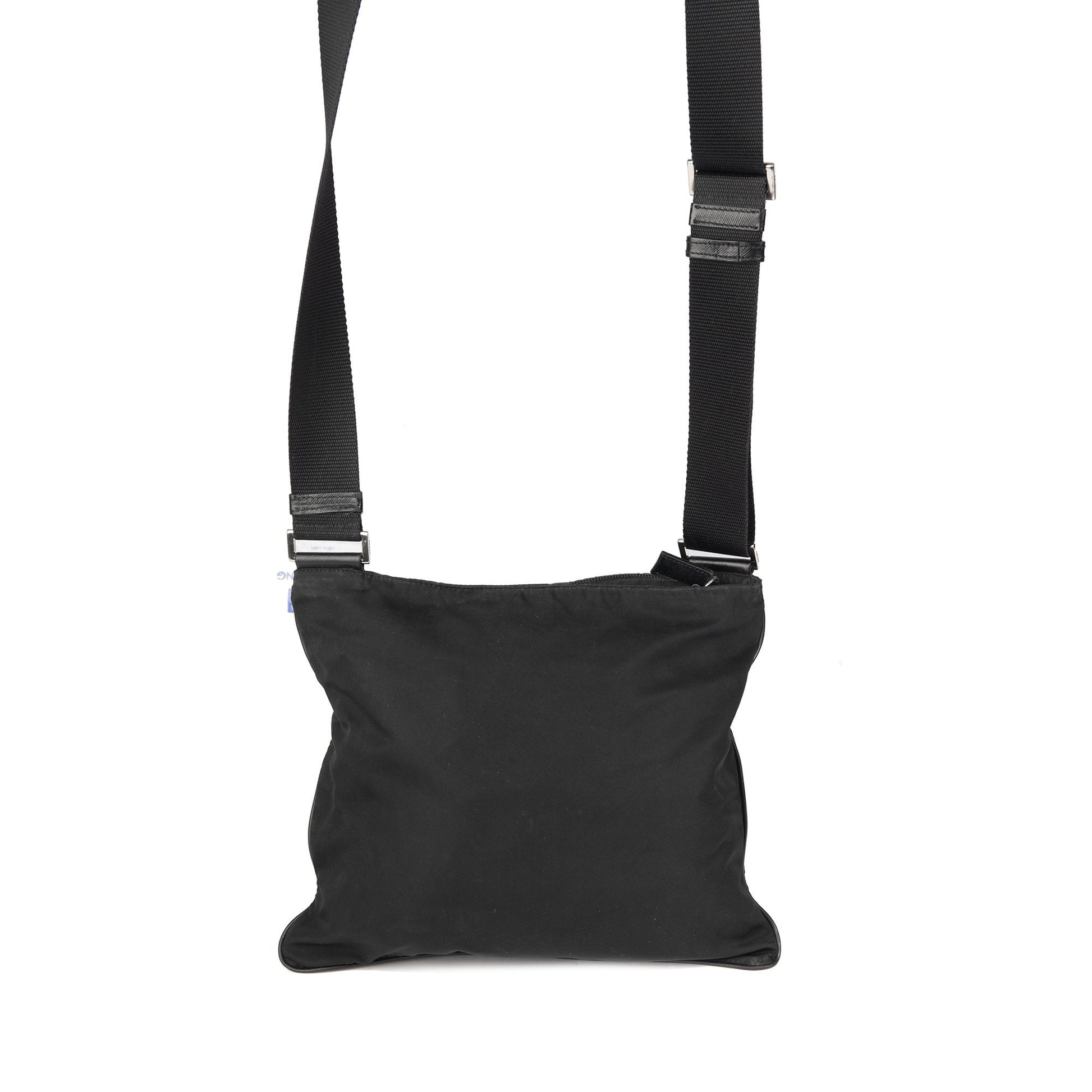 Prada Tessuto Vela Messenger Bag Nylon Travel Bag
