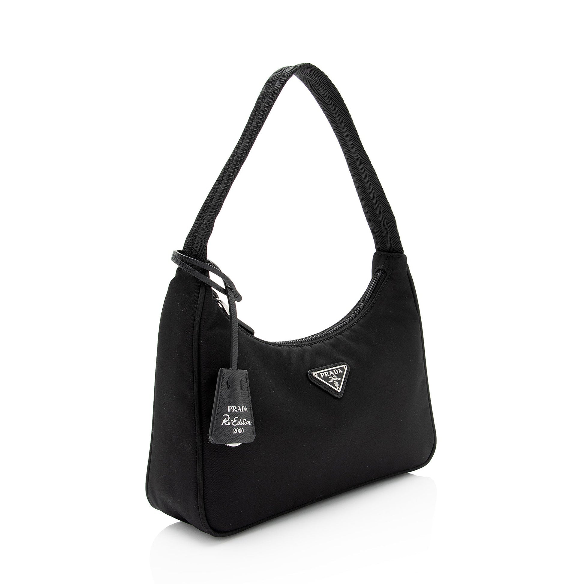 Prada Tessuto Re Edition Hobo Shf Shsjm2 Mini Shoulder Bag