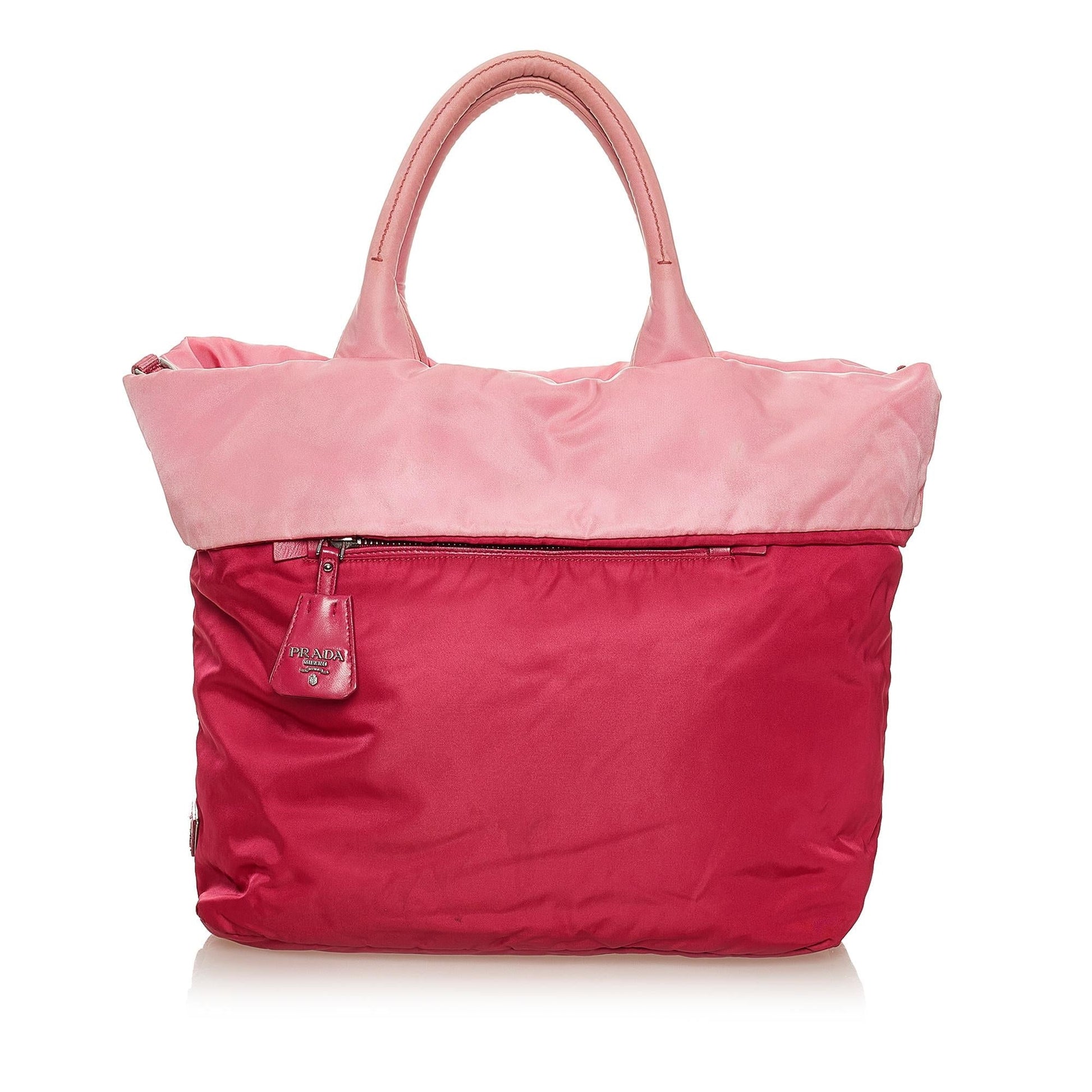 Prada Tessuto Reversible Satchel Shg Satchel Bag