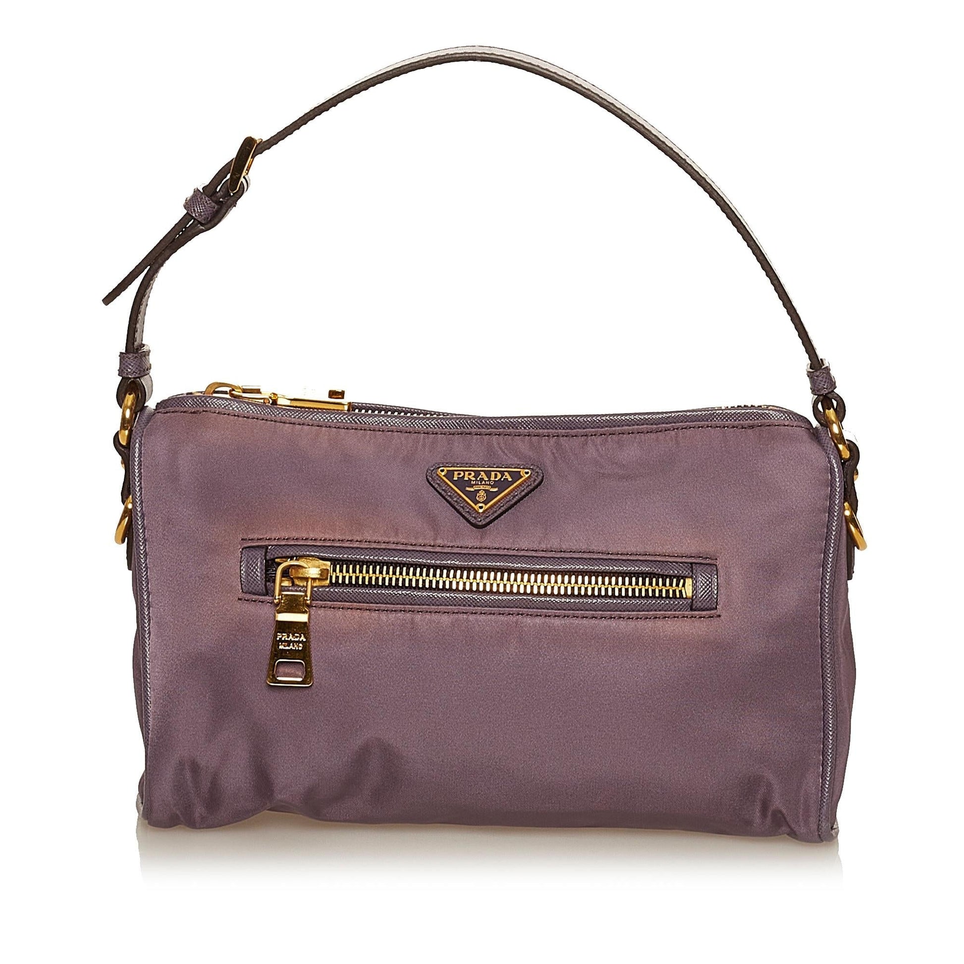 Prada Tessuto Sacca Sottospalla Baguette Shg Handbag Shoulder Bag
