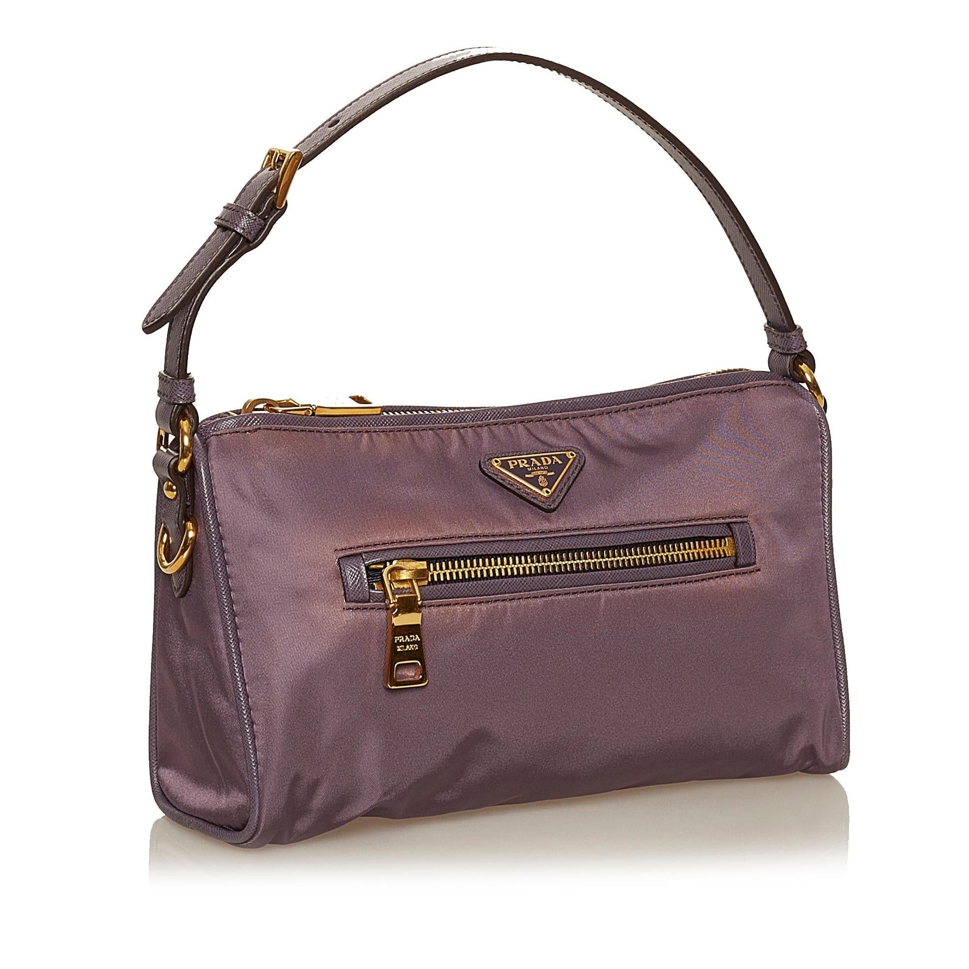 Prada Tessuto Sacca Sottospalla Baguette Shg Handbag Shoulder Bag