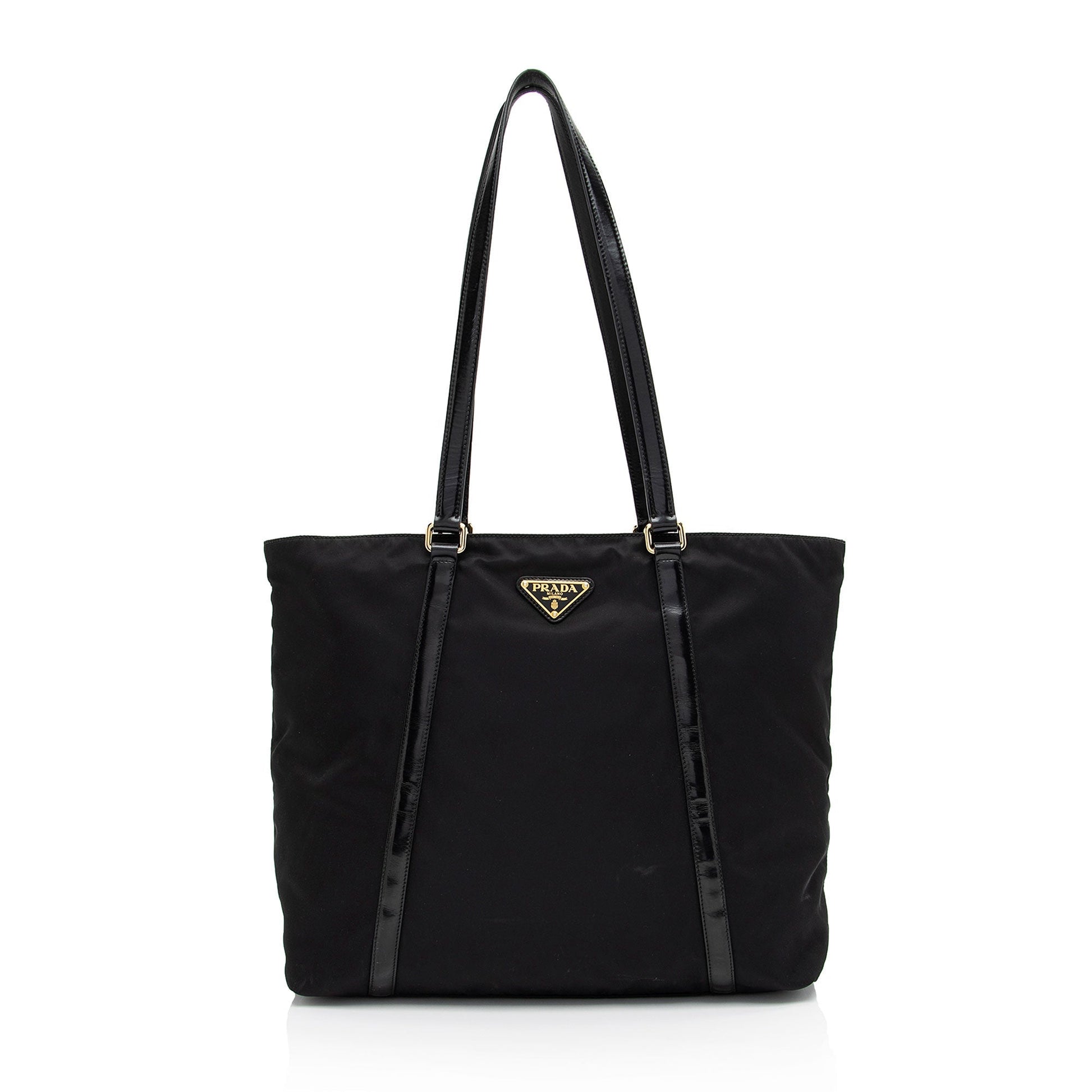 Prada Tessuto Spazzolato Tote Shf Tote Bag