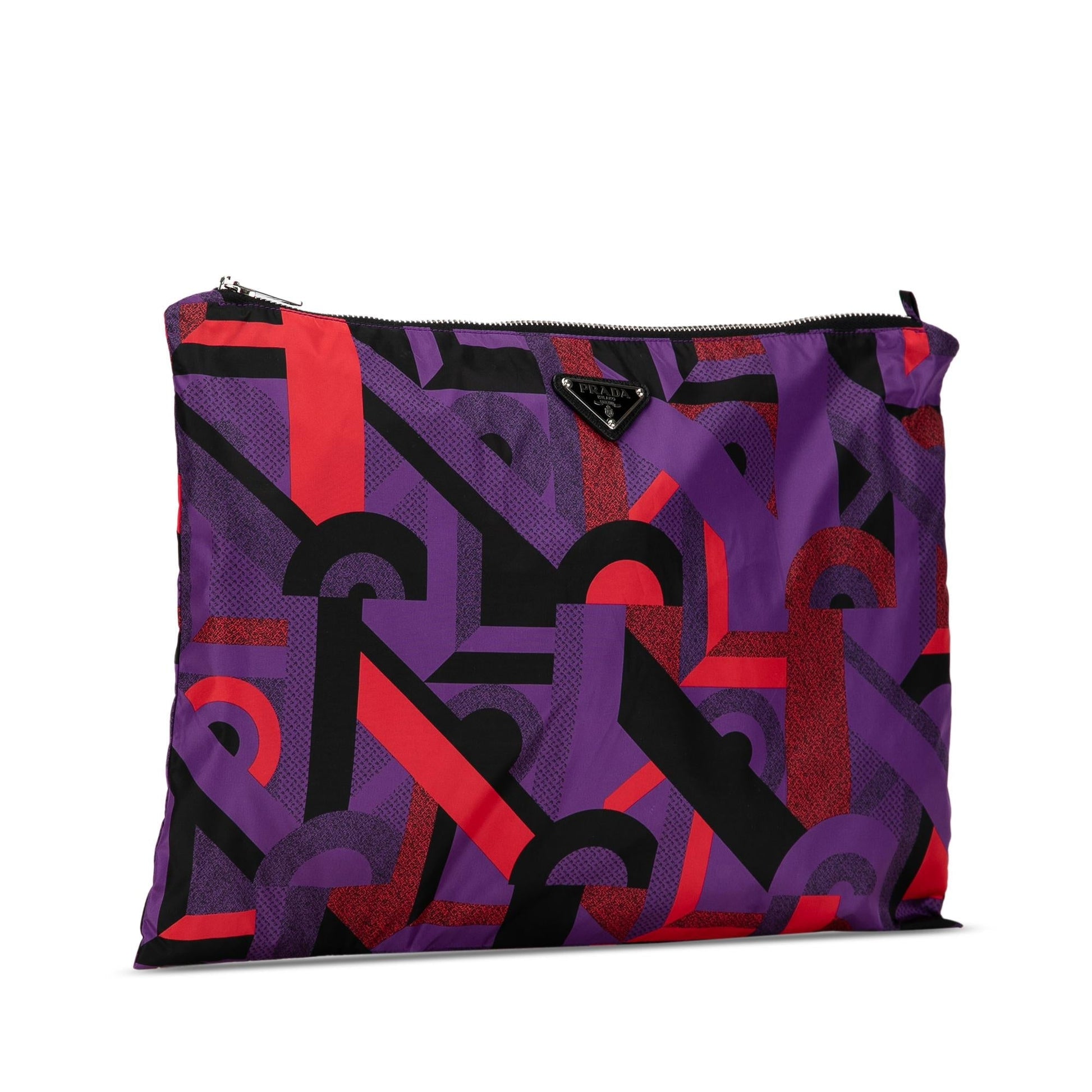Prada Tessuto Stampato Clutch Shg Atonyy Clutch Bag