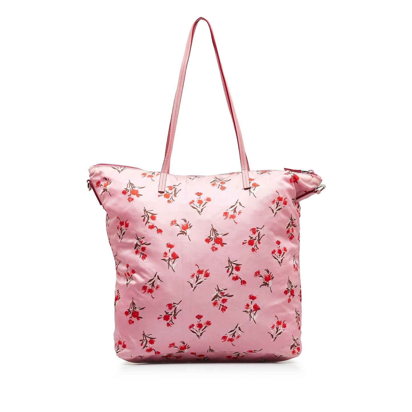 Prada Tessuto Stampato Floral Tote Bag Shg Uzoenp