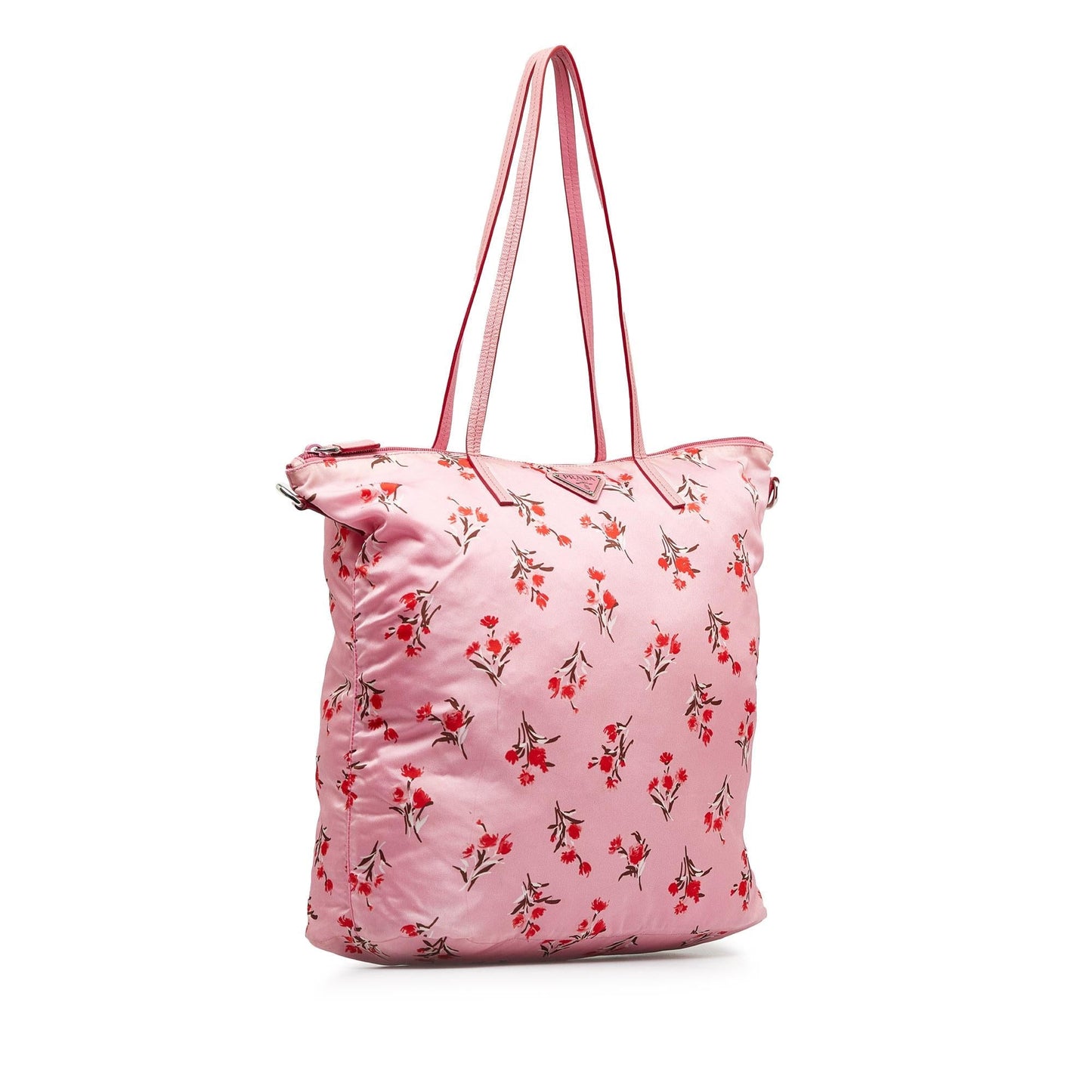 Prada Tessuto Stampato Floral Tote Bag Shg Uzoenp