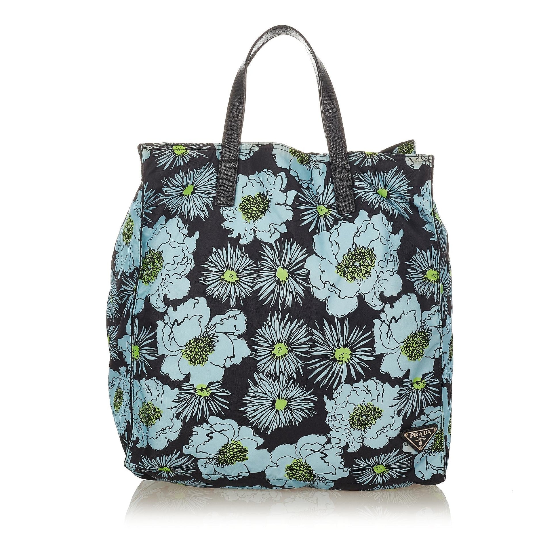 Prada Tessuto Stampato Tote Bag Shg Nylon