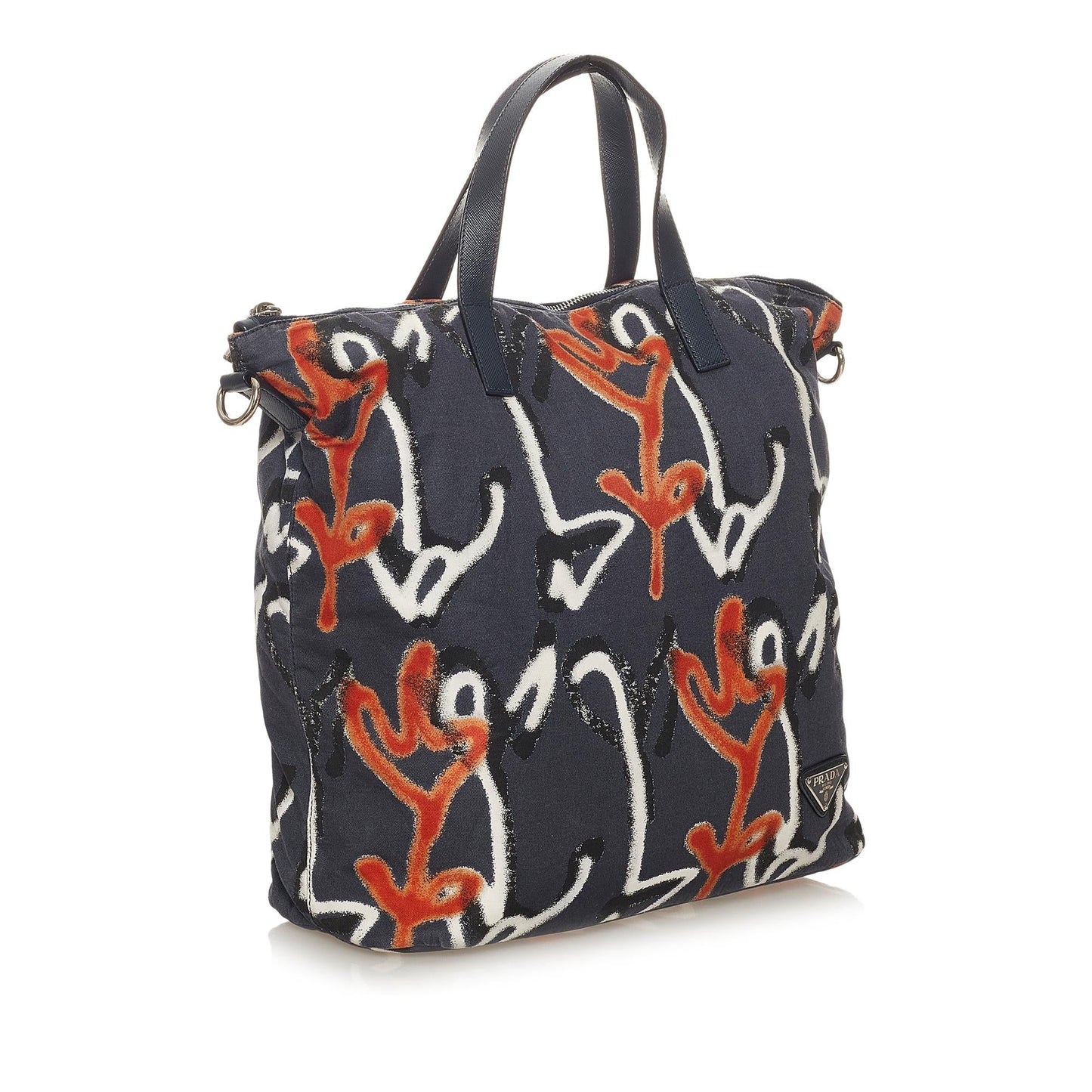 Prada Tessuto Stampato Satchel Shg Satchel Bag