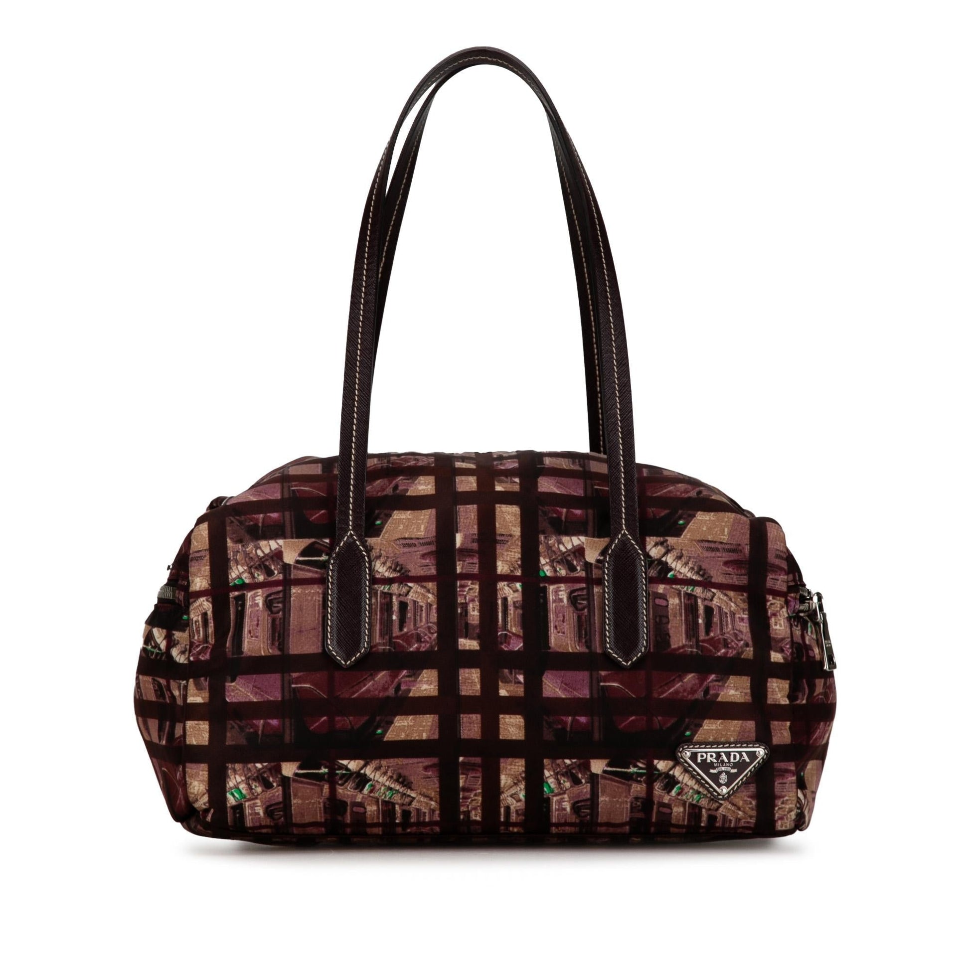 Prada Tessuto Stampato Shoulder Bag Shg Hxh1U9