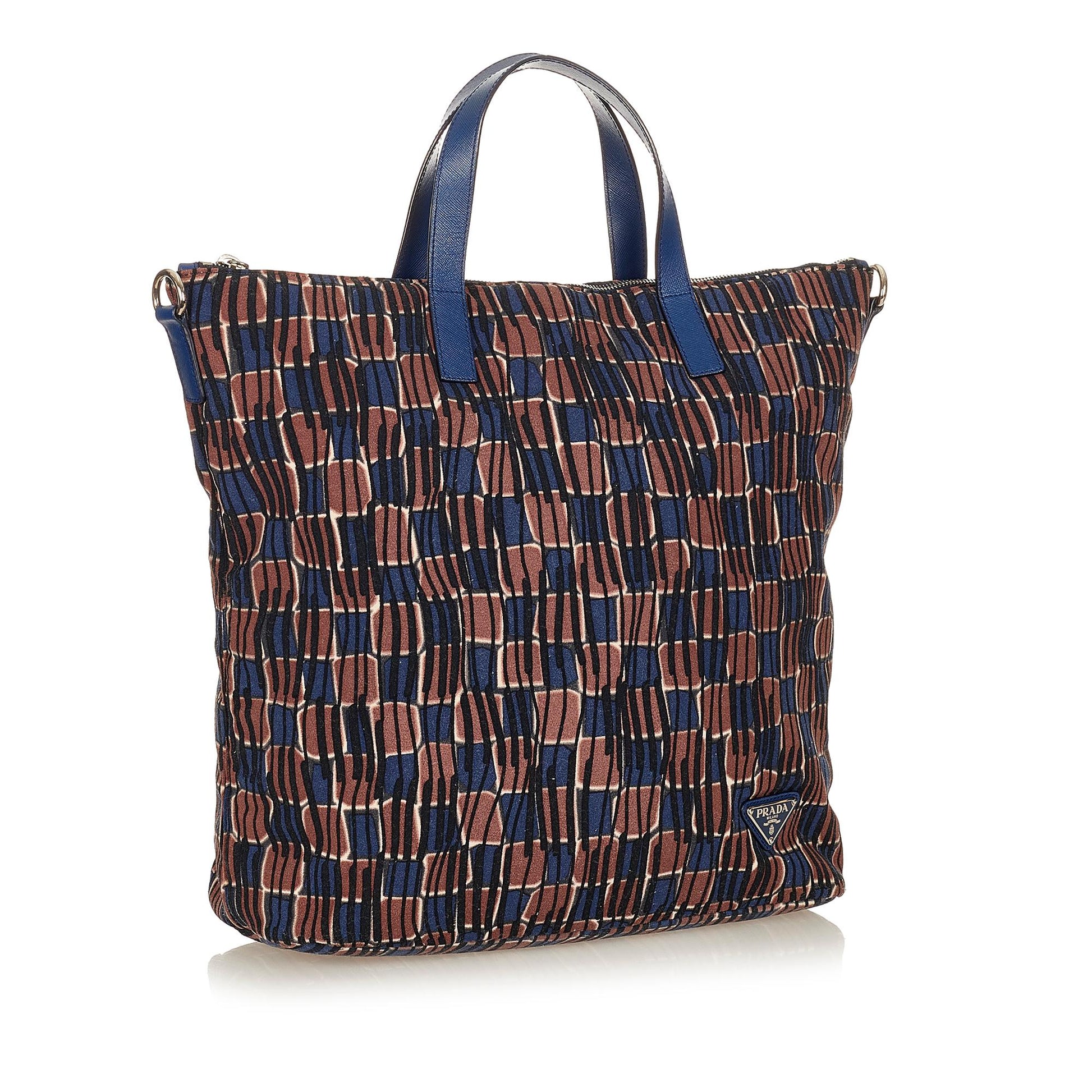 Prada Tessuto Stampato Tote Bag Shg
