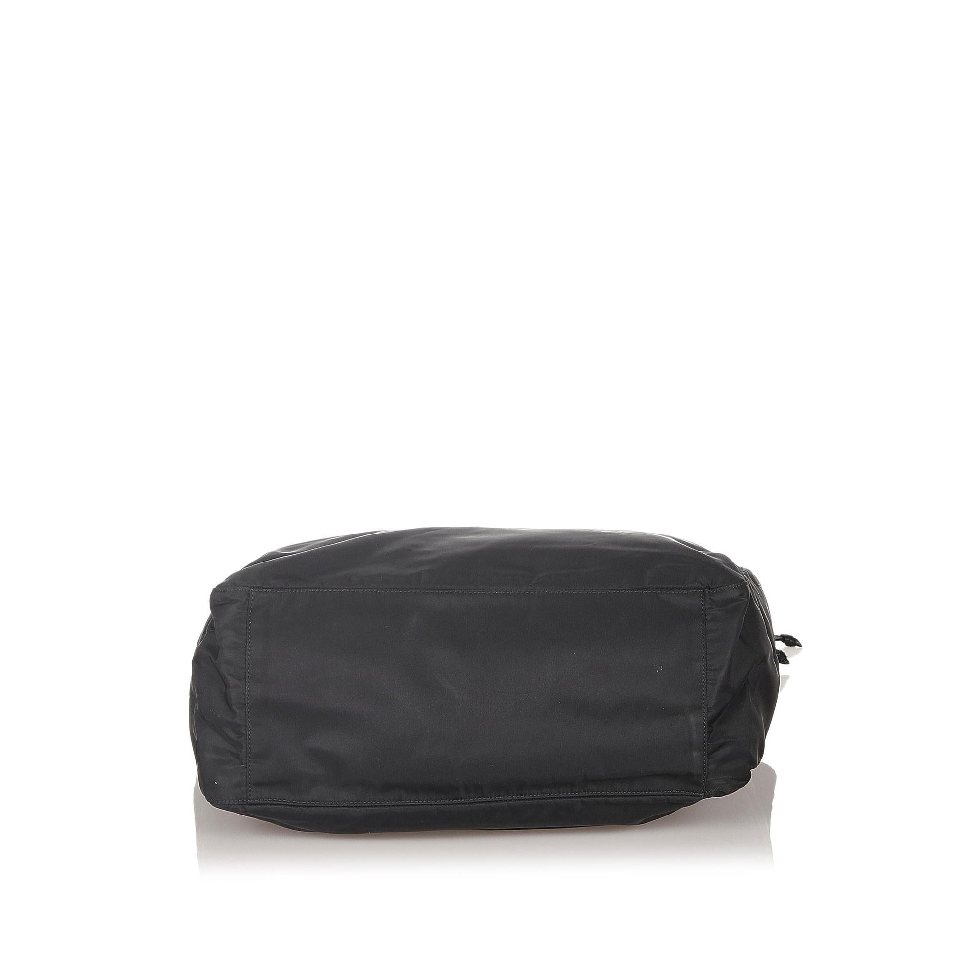 Prada Tessuto Tote Bag Shg Looping Authentic 156009