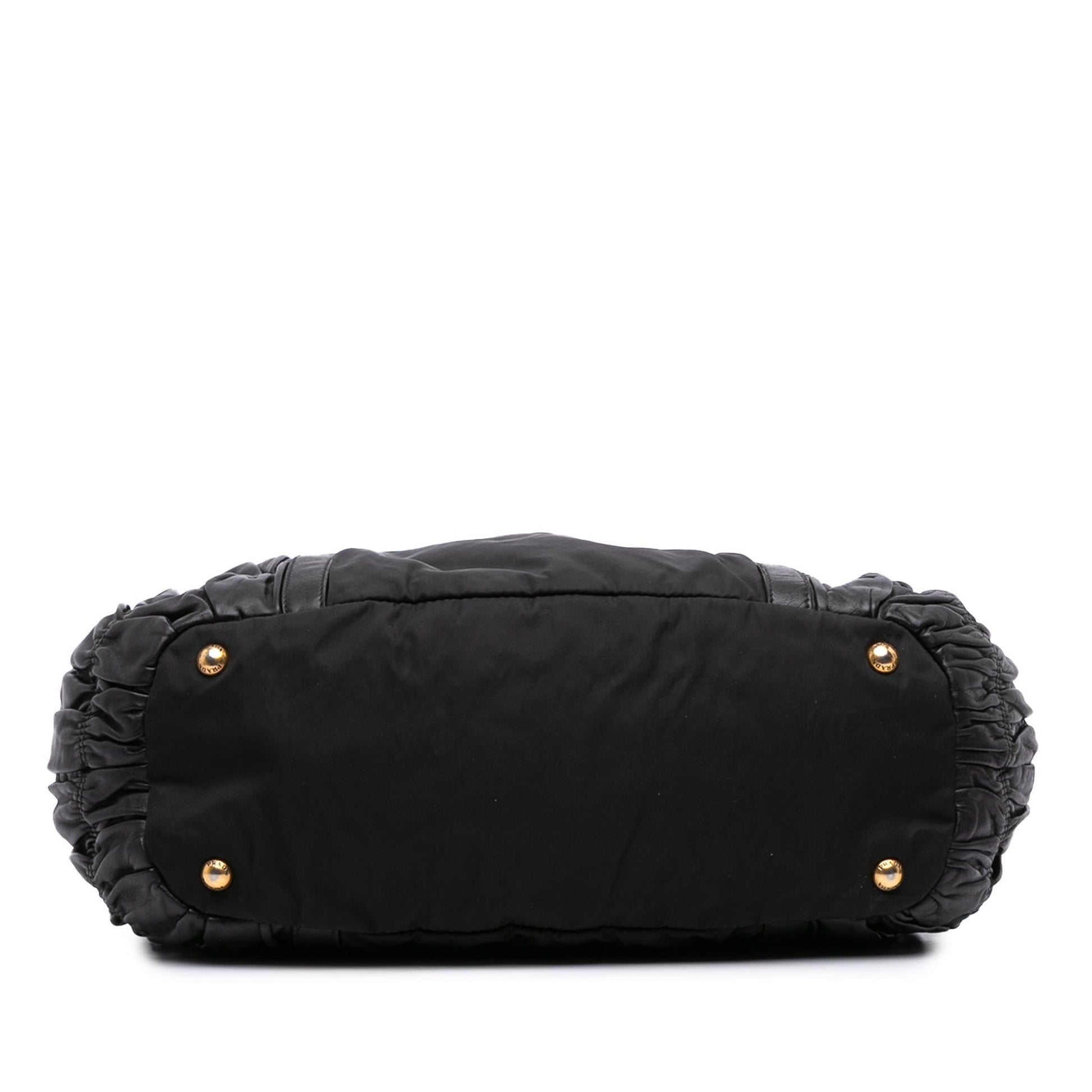 Prada Tessuto And Nappa Gaufre Satchel Satchel Bag