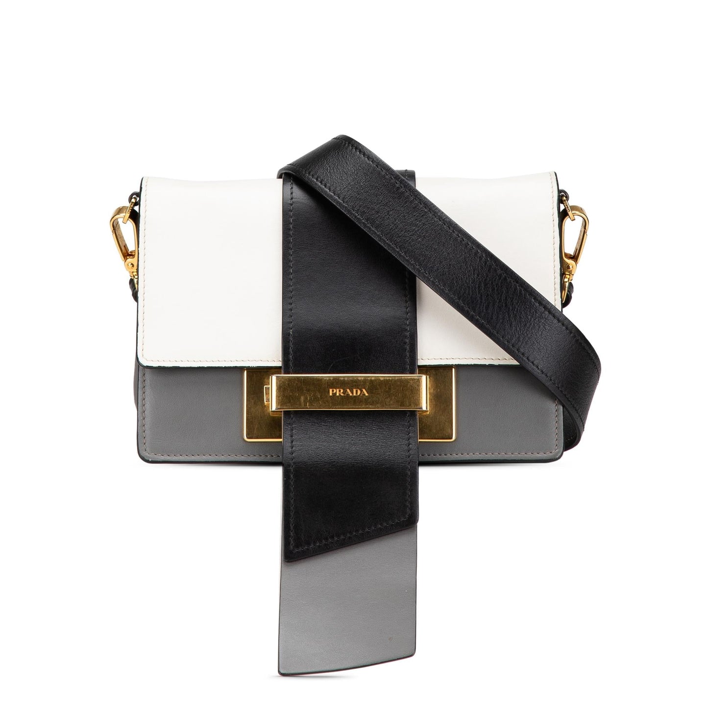 Prada Tricolor City Calf Ribbon Bag Crossbody Bag Ribbon Bag 1