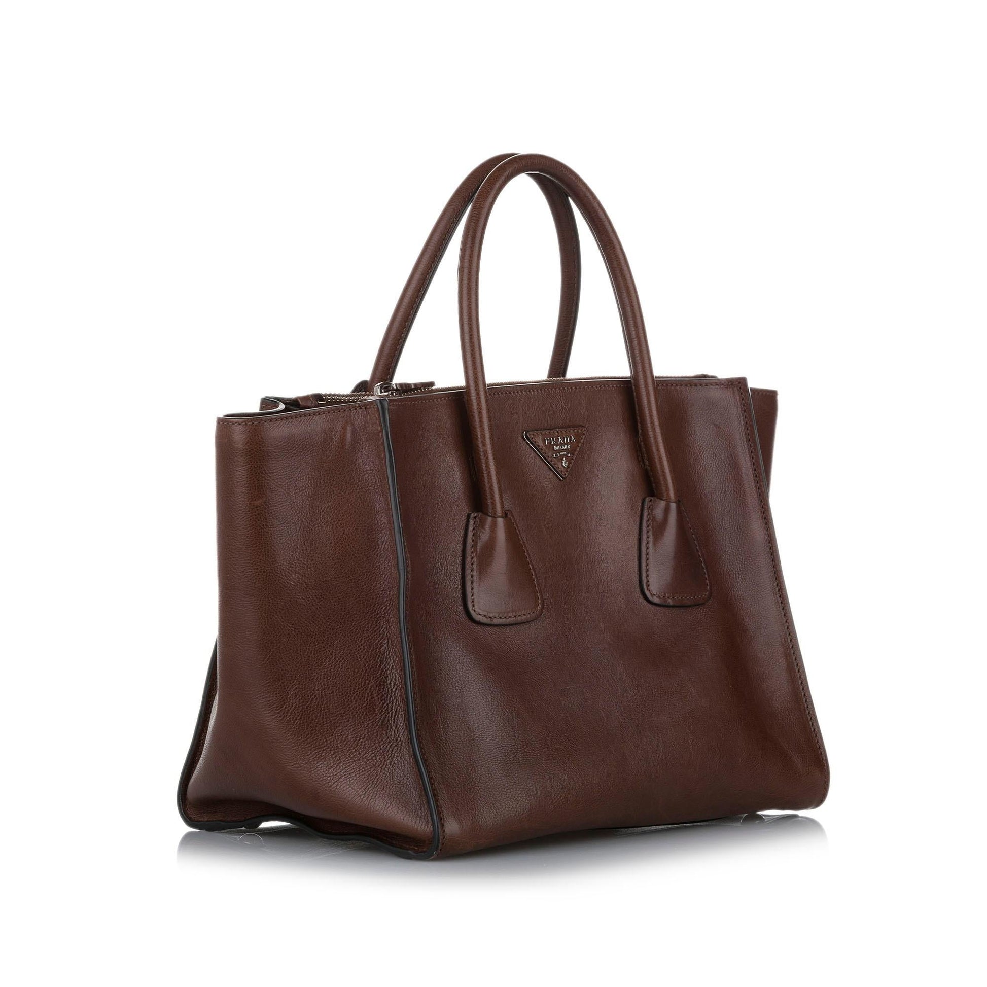 Prada Twin Pocket Satchel Shg Leather Satchel Bag Satchel Shg 19130