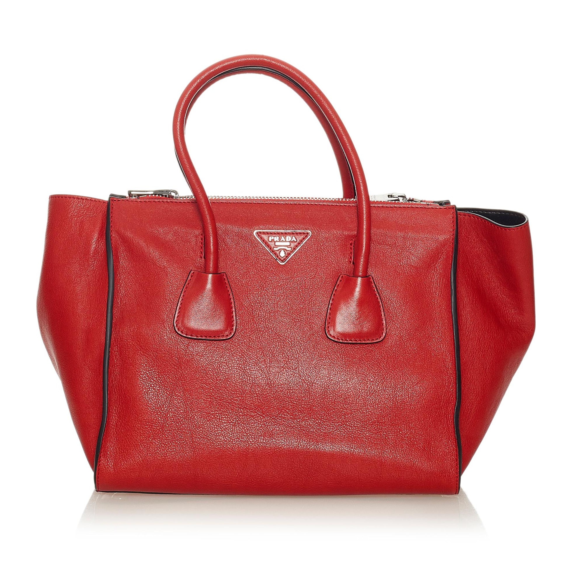 Prada Twin Pocket Satchel Shg Leather Satchel Bag Satchel Shg 27421