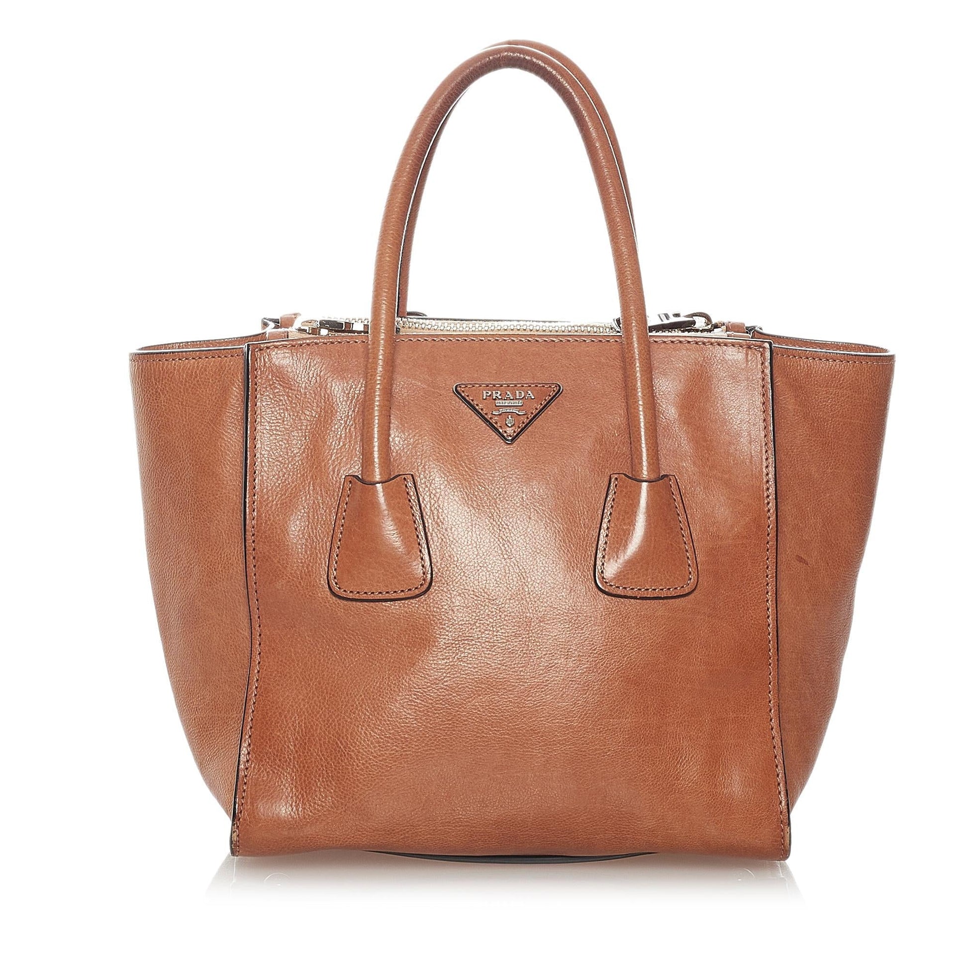 Prada Twin Pocket Satchel Shg Leather Satchel Bag Satchel Shg 27501