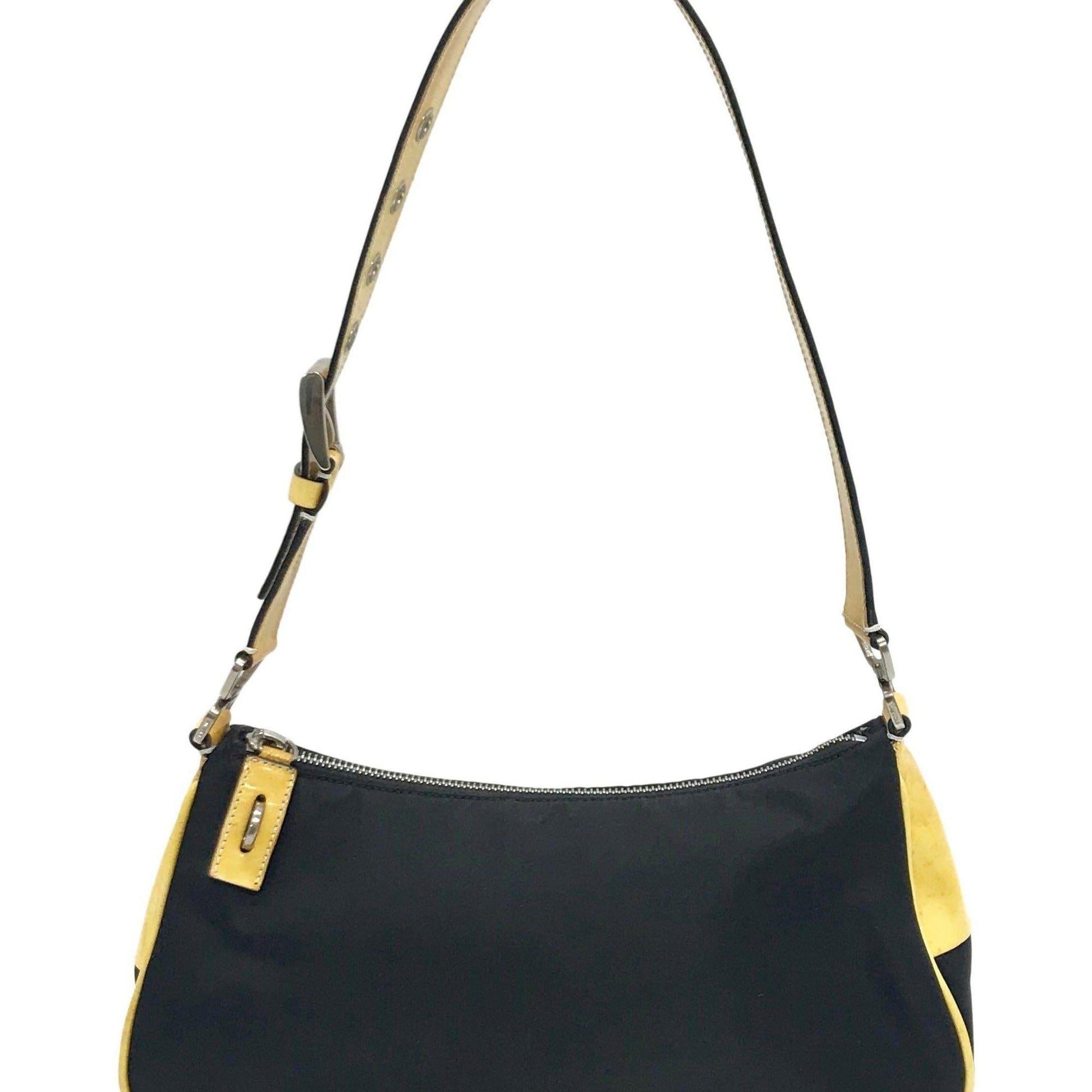 Prada Two Tone Tessuto Pochette Handbag Travel Bag