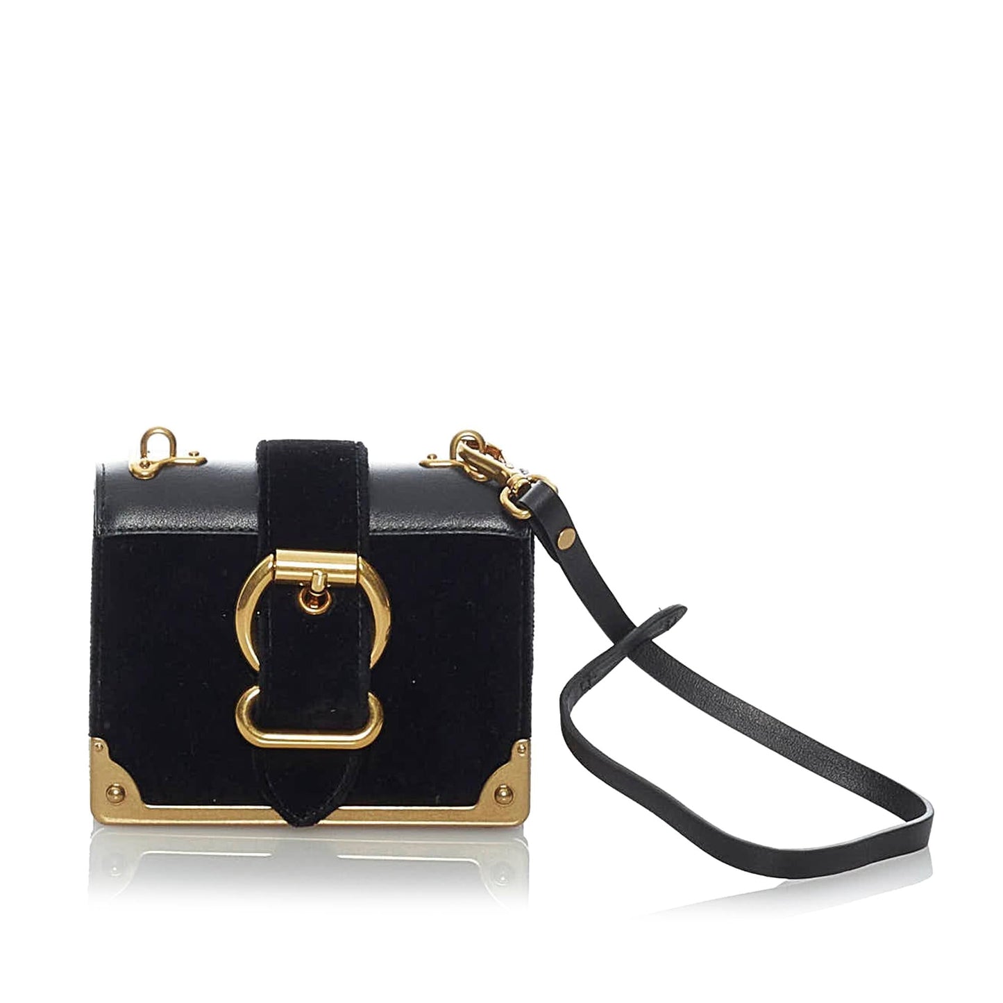 Prada Velluto Cahier Crossbody Bag Shg