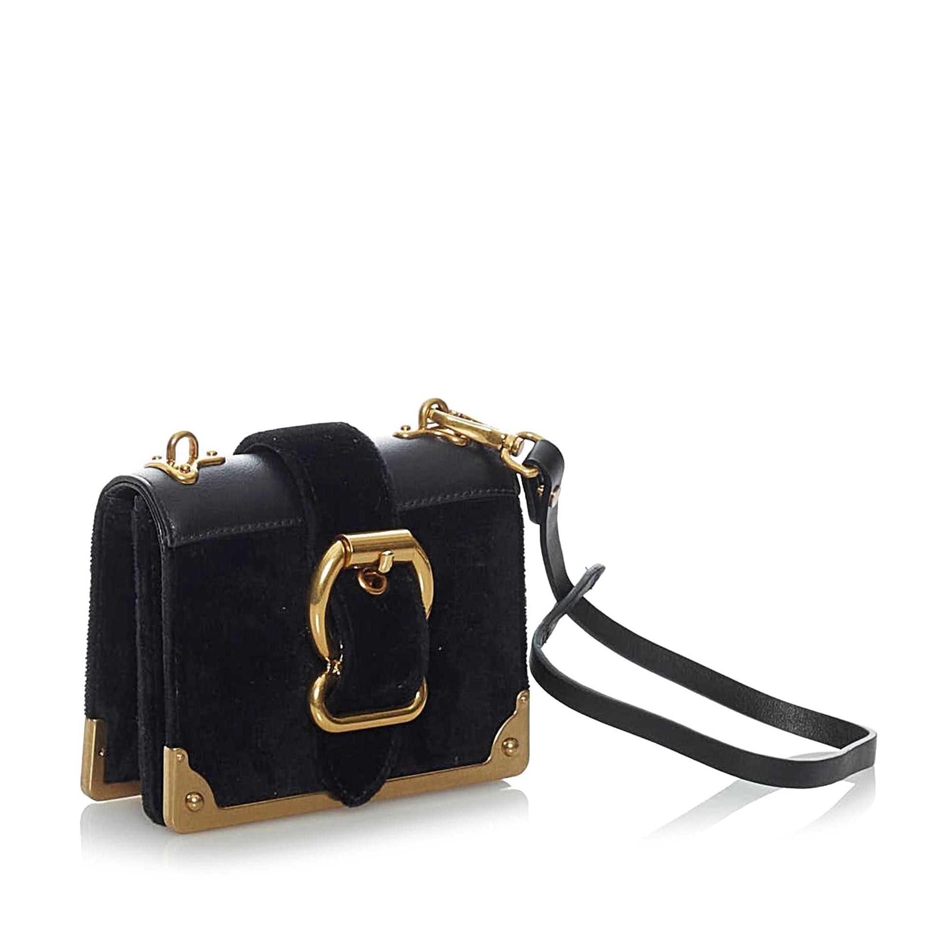Prada Velluto Cahier Crossbody Bag Shg